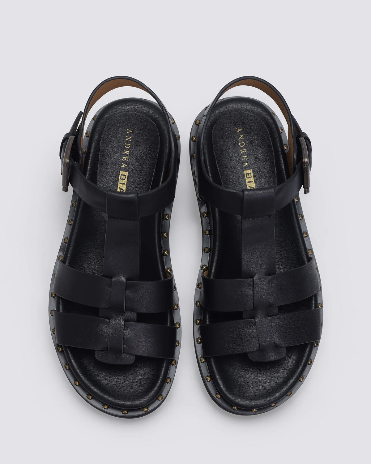 MIKA SANDALS BLACK LEATHER
