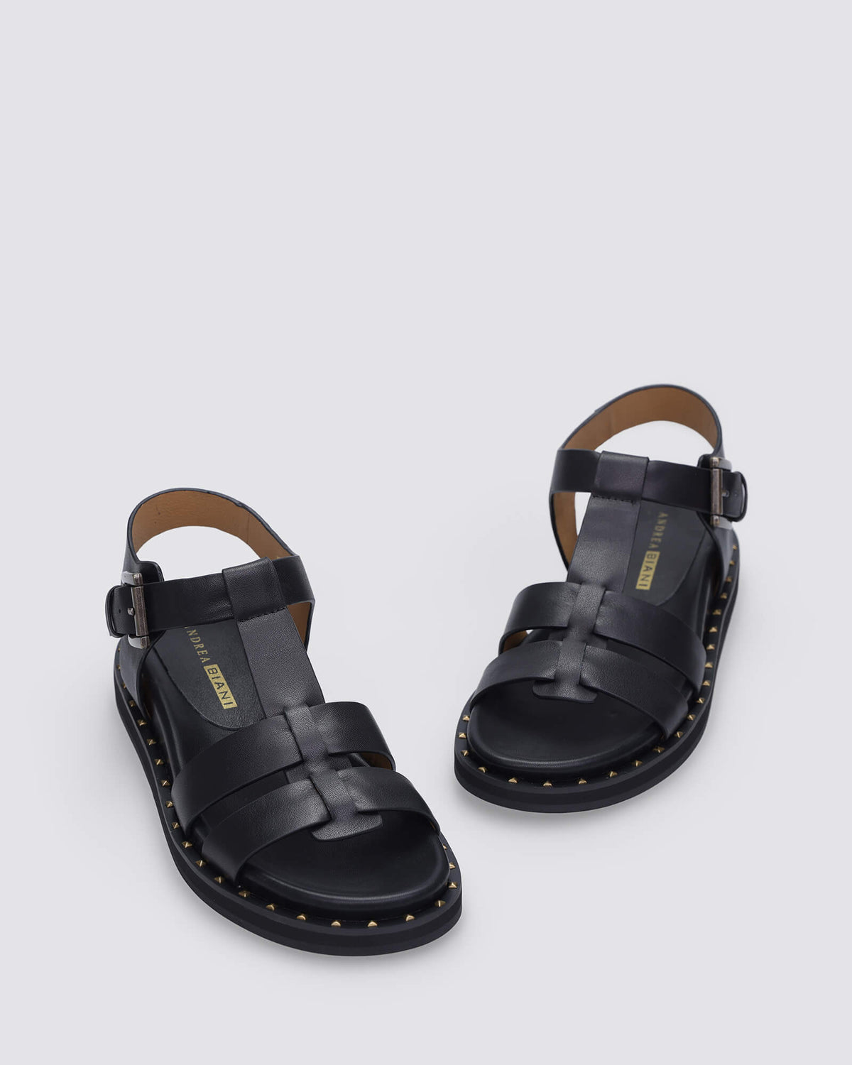 MIKA SANDALS BLACK LEATHER