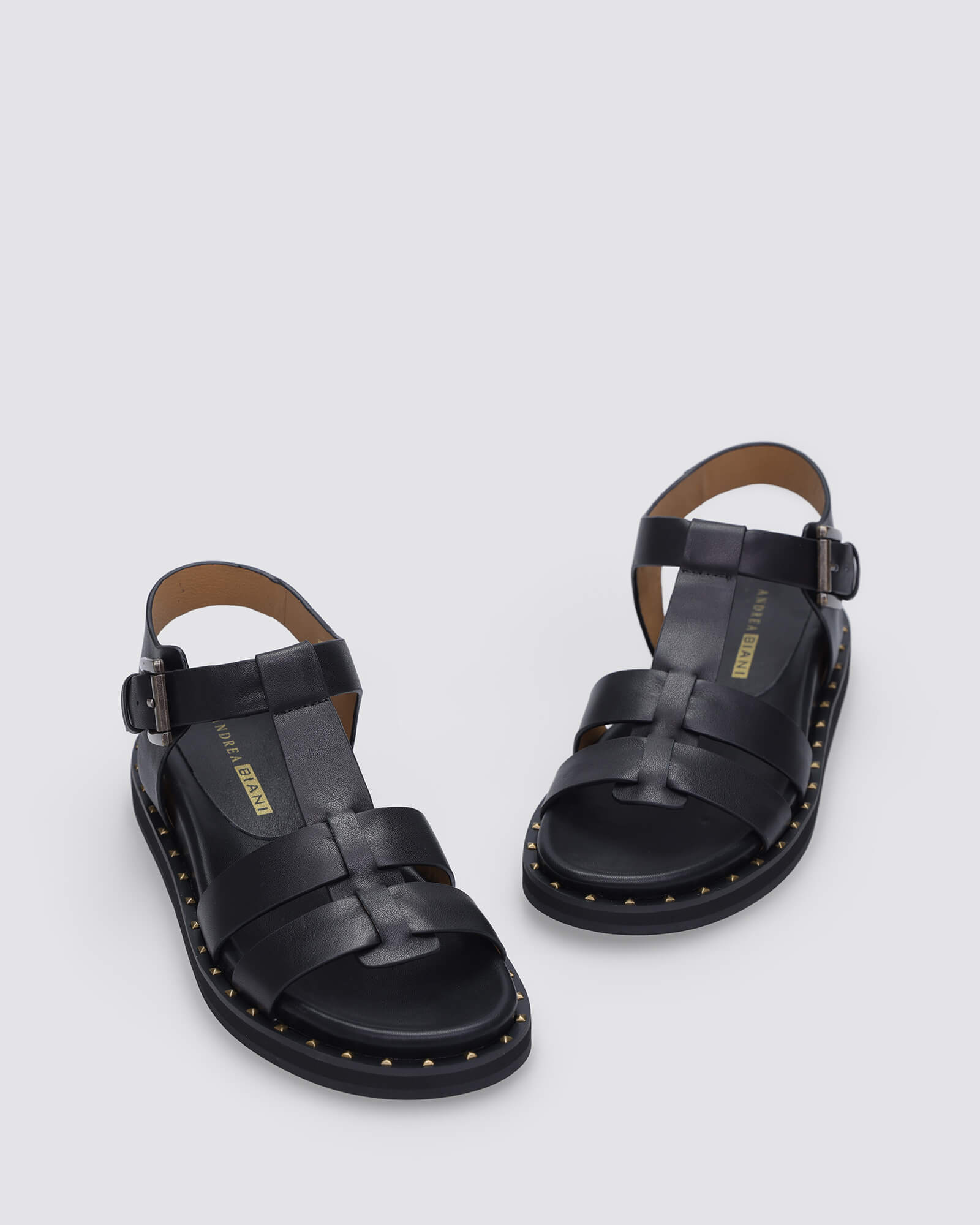 MIKA SANDALS BLACK LEATHER