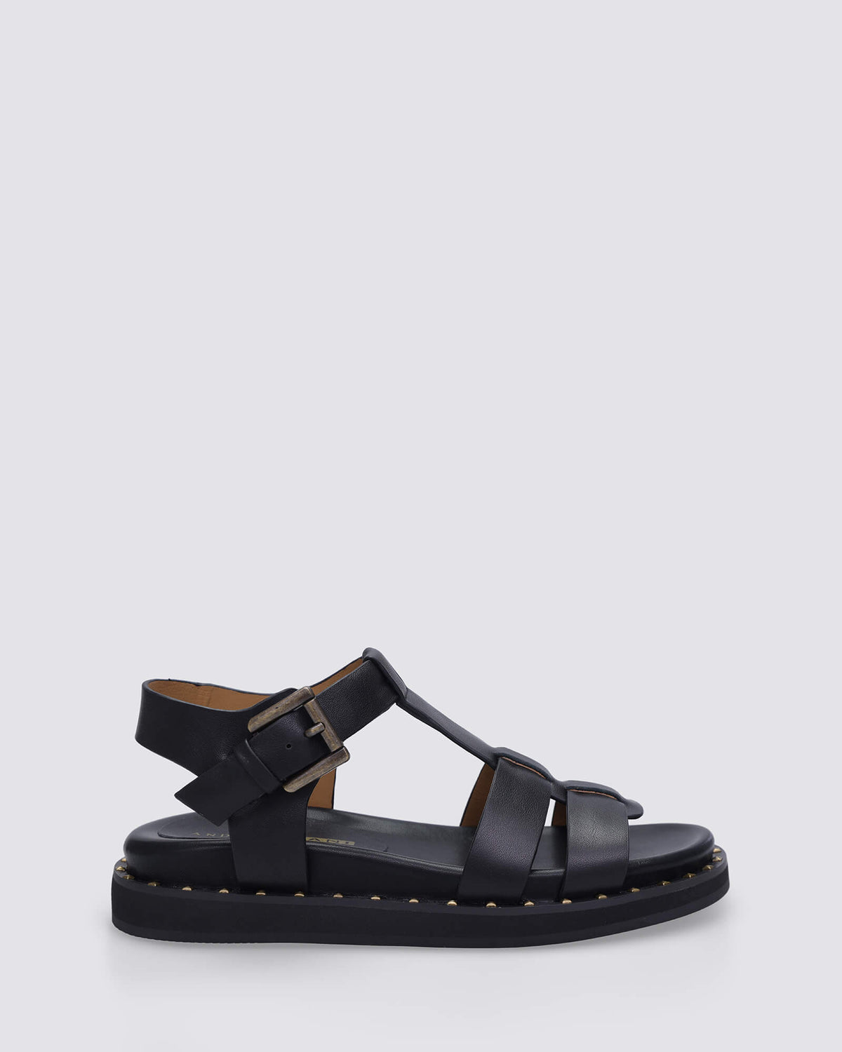 MIKA SANDALS BLACK LEATHER