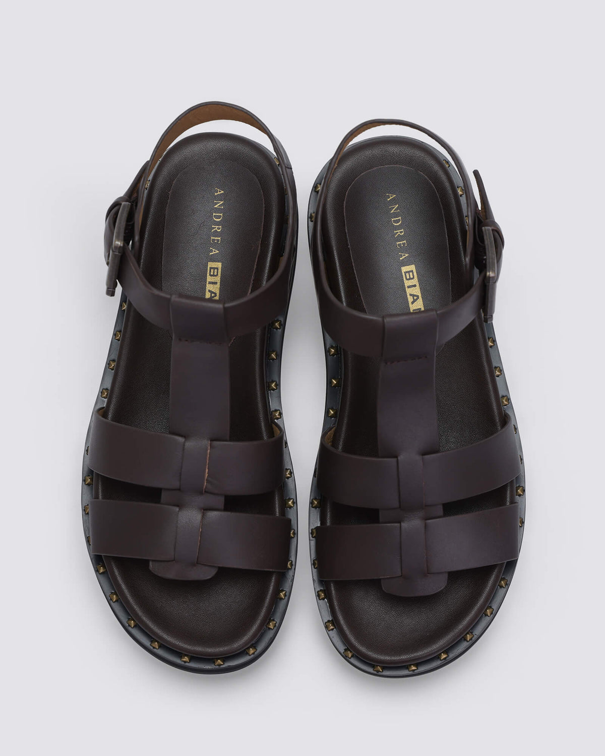 MIKA SANDALS CHOCOLATE LEATHER
