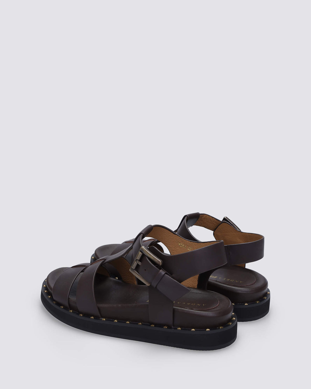 MIKA SANDALS CHOCOLATE LEATHER
