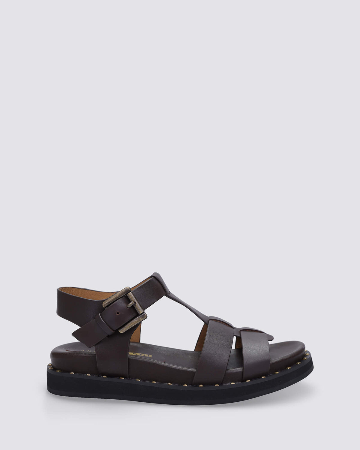 MIKA SANDALS CHOCOLATE LEATHER