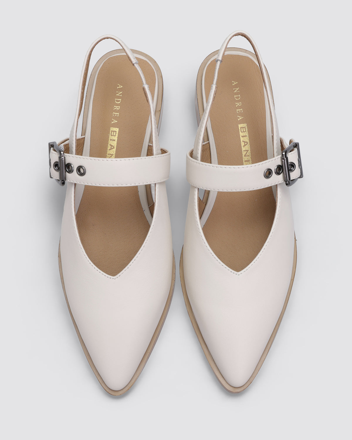MIRA SLINGBACK BONE LEATHER