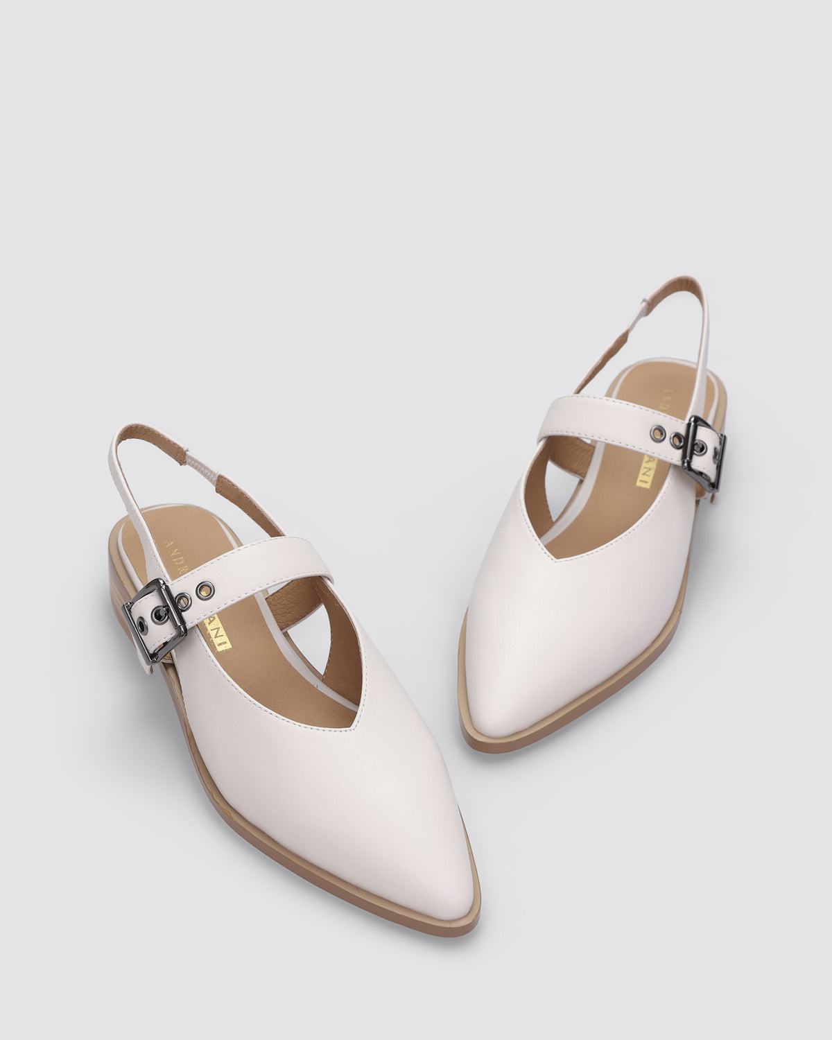 MIRA SLINGBACK BONE LEATHER