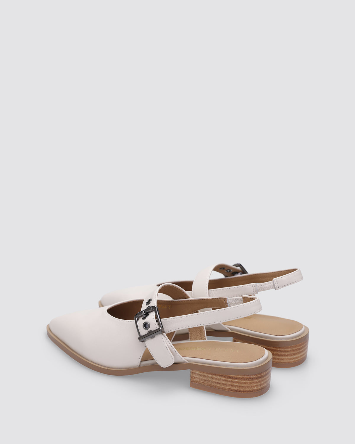 MIRA SLINGBACK BONE LEATHER