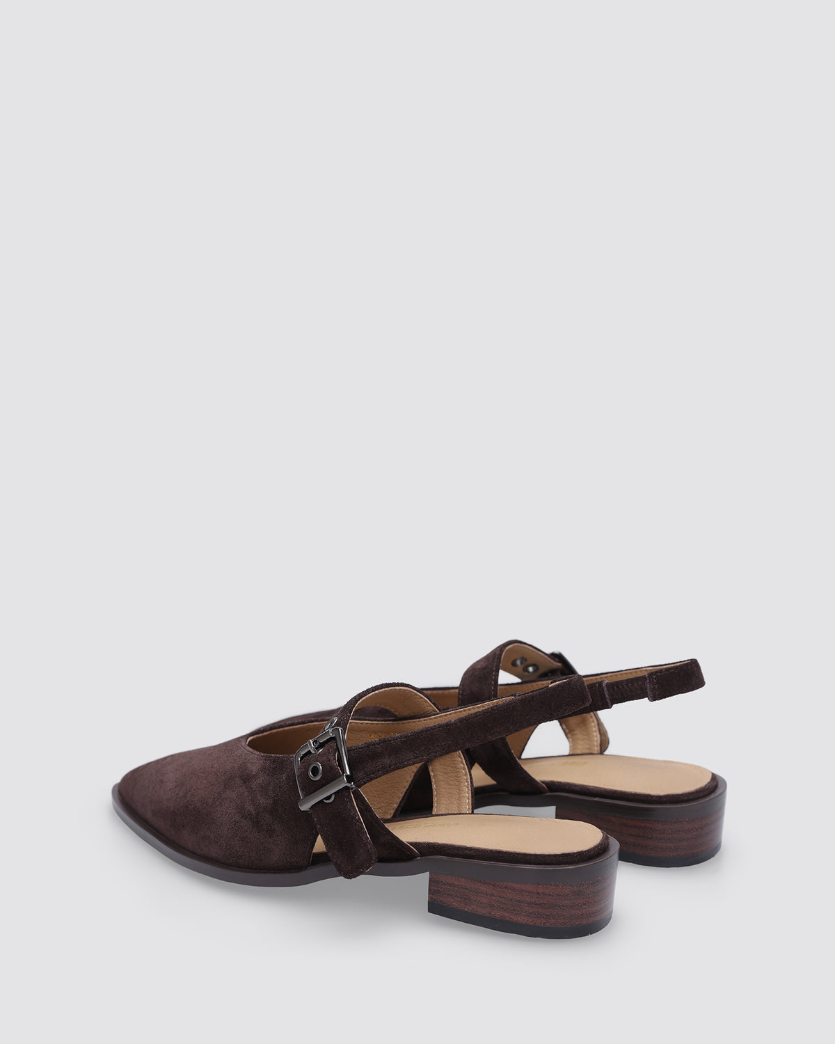 MIRA SLINGBACK CHOCOLATE SUEDE