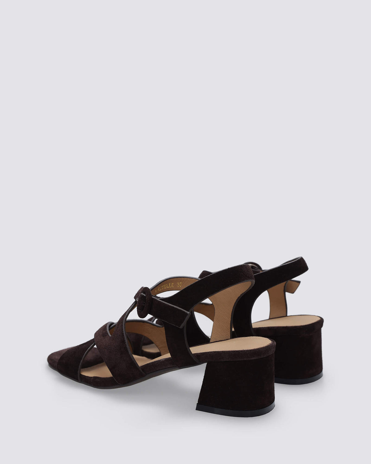 MISTELLE HEELS CHOCOLATE SUEDE