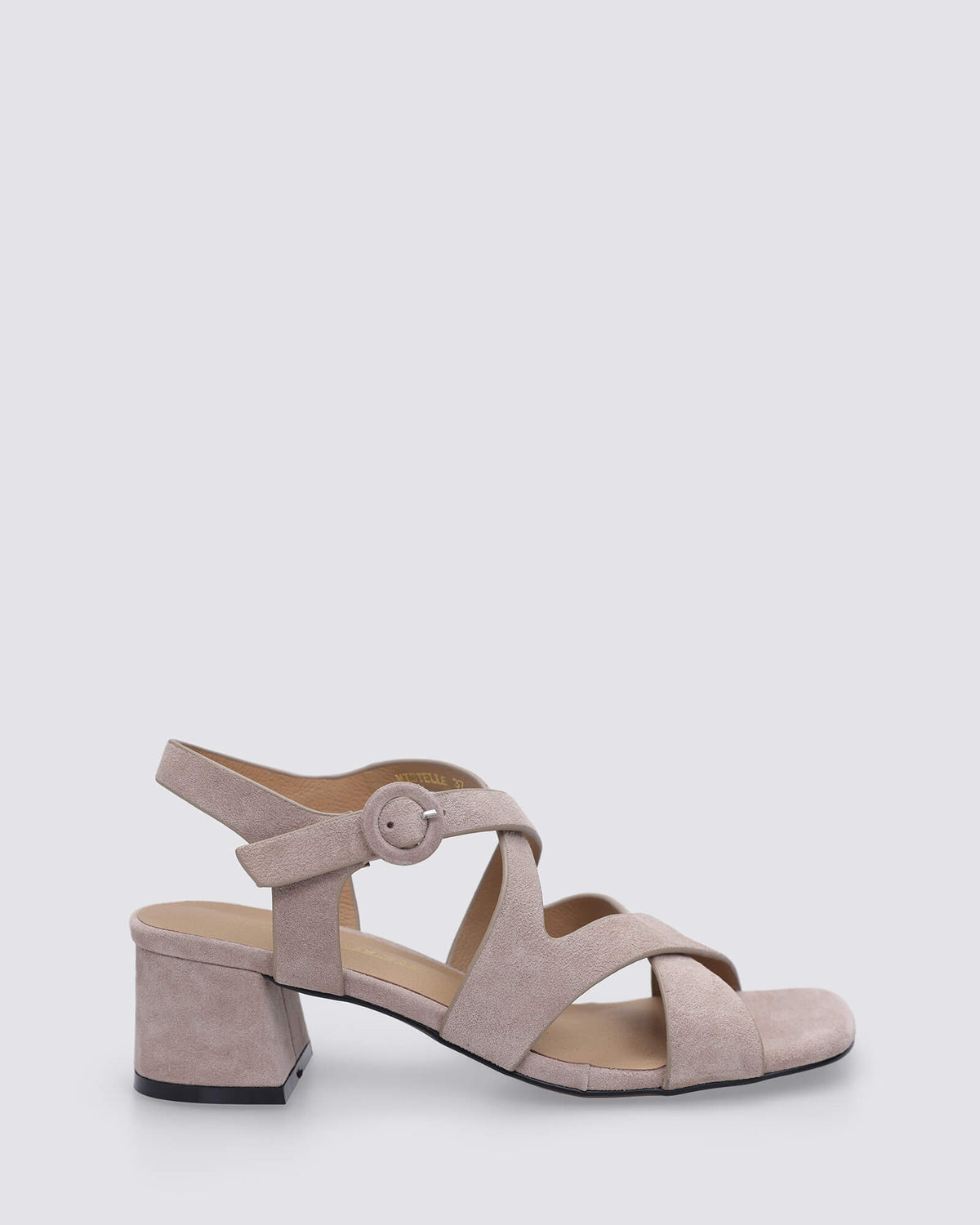MISTELLE HEELS TAUPE SUEDE