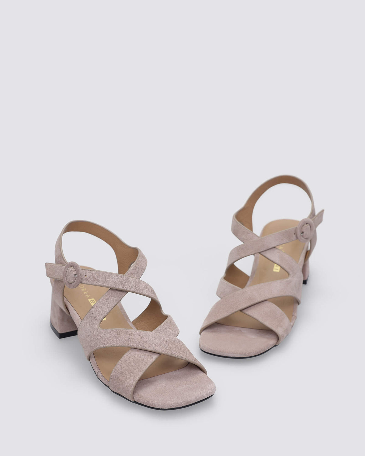 MISTELLE HEELS TAUPE SUEDE