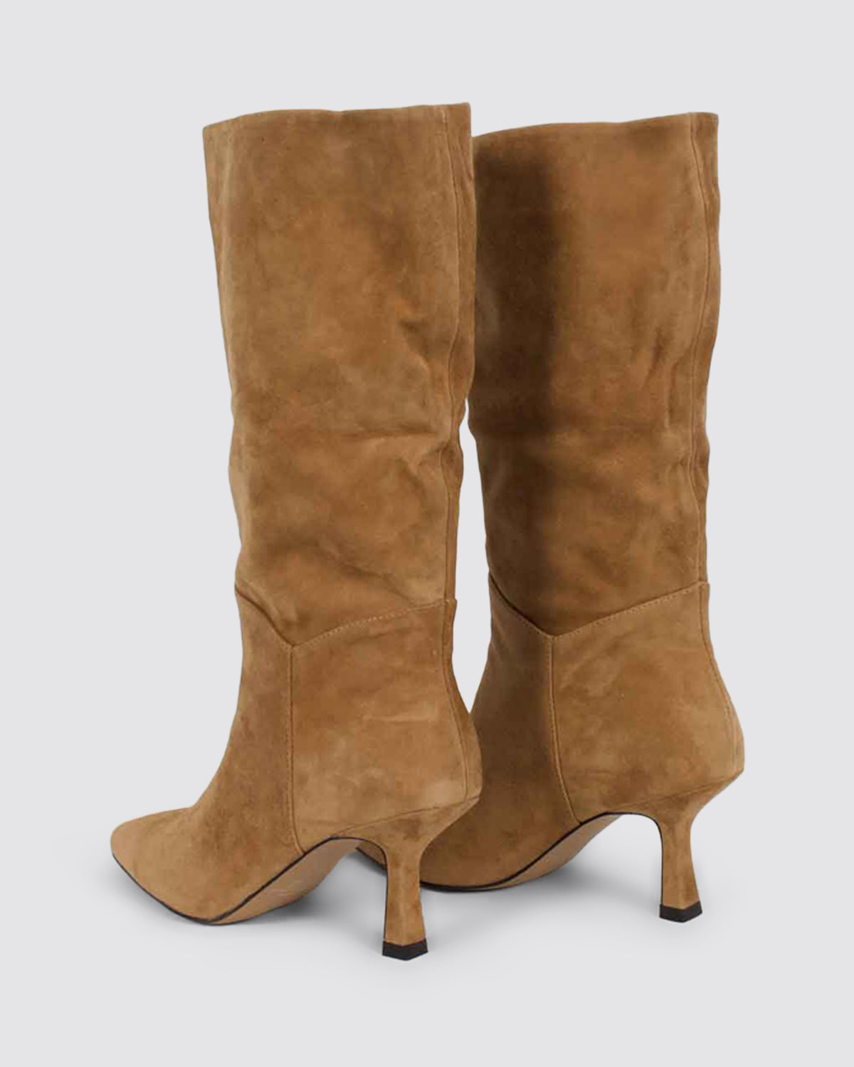 ALEESH LONG BOOTS TOBACCO SUEDE