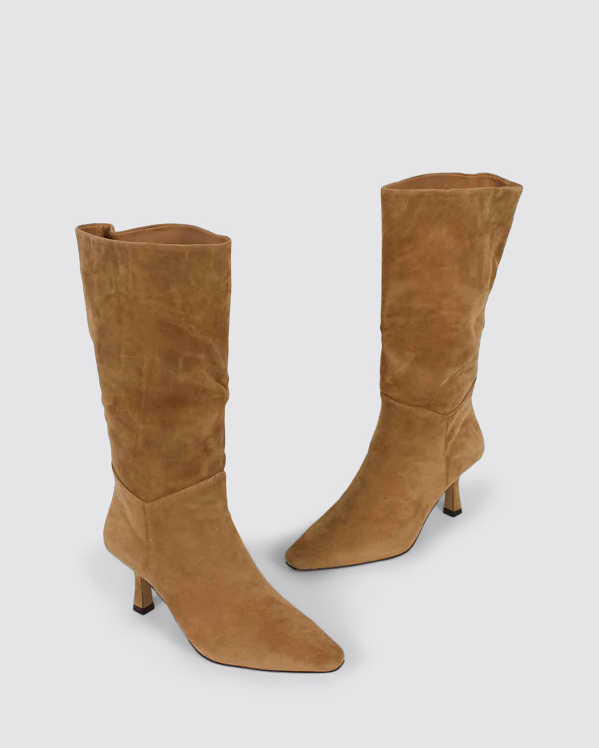 ALEESH LONG BOOTS TOBACCO SUEDE