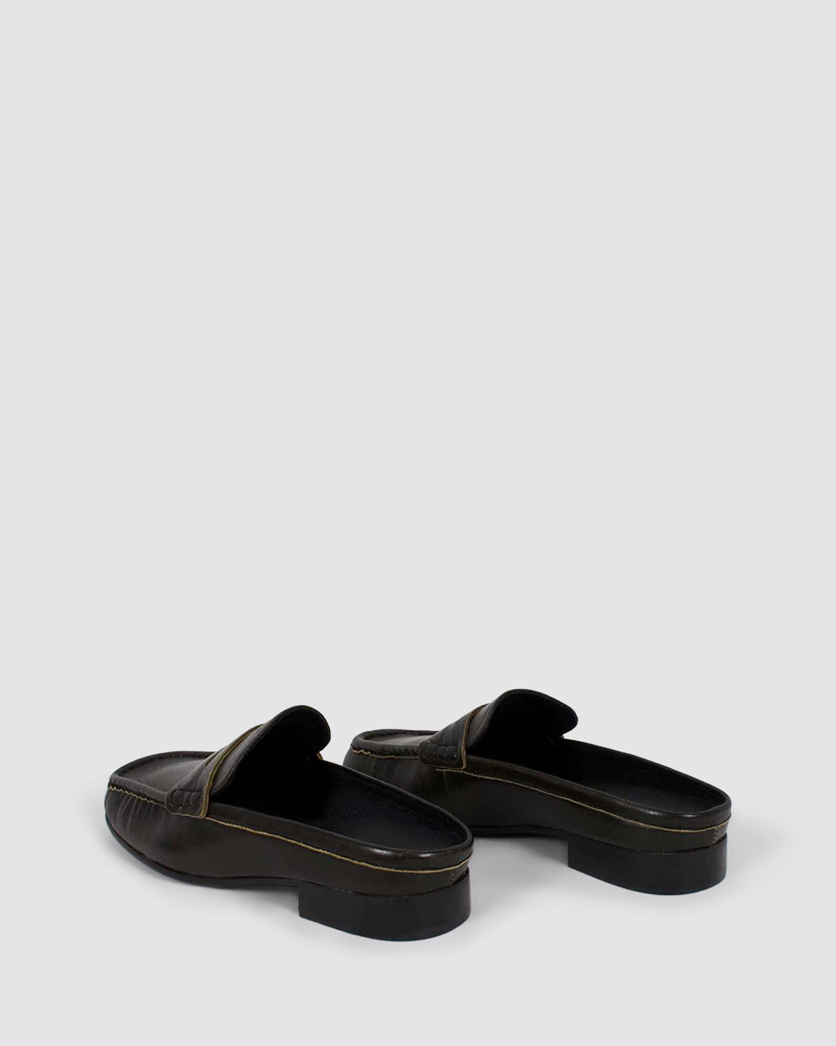 ASTEFF MULE LOAFERS BROWN