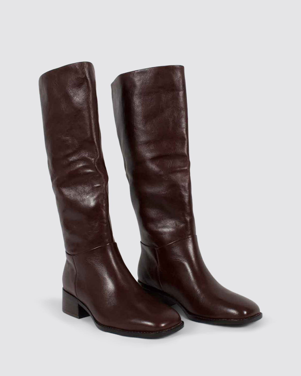 MYLES LONG BOOTS CHOCOLATE BROWN