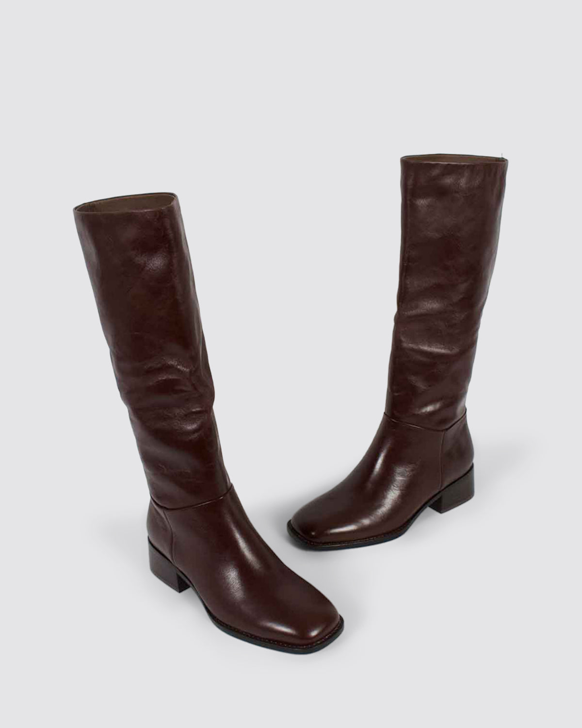 MYLES LONG BOOTS CHOCOLATE BROWN