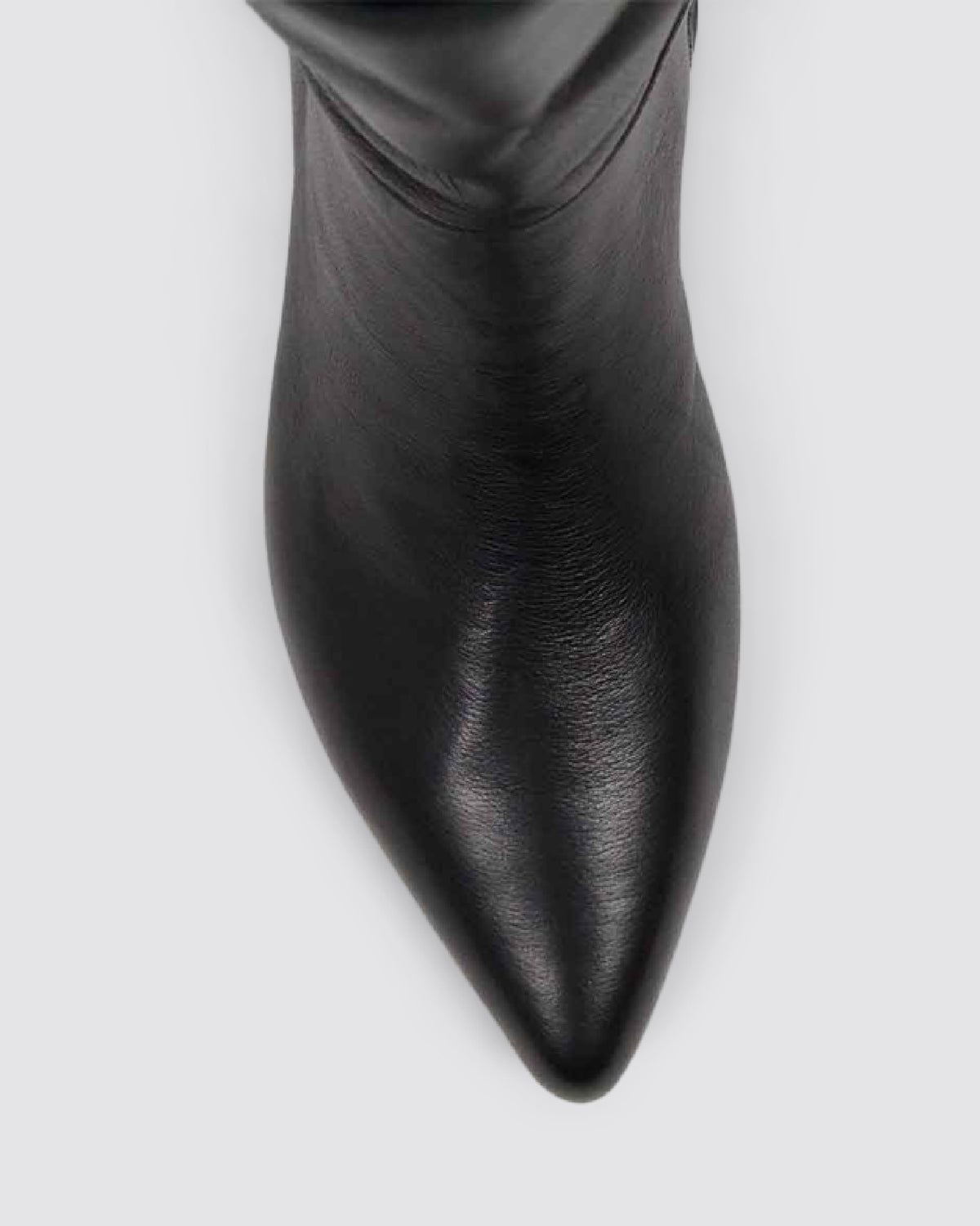 THE BOOT LONG BOOTS BLACK LEATHER