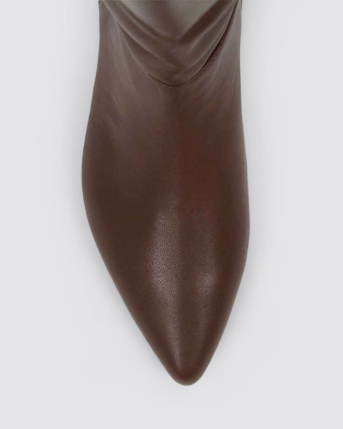 THE BOOT LONG BOOTS CHOCOLATE LEATHER