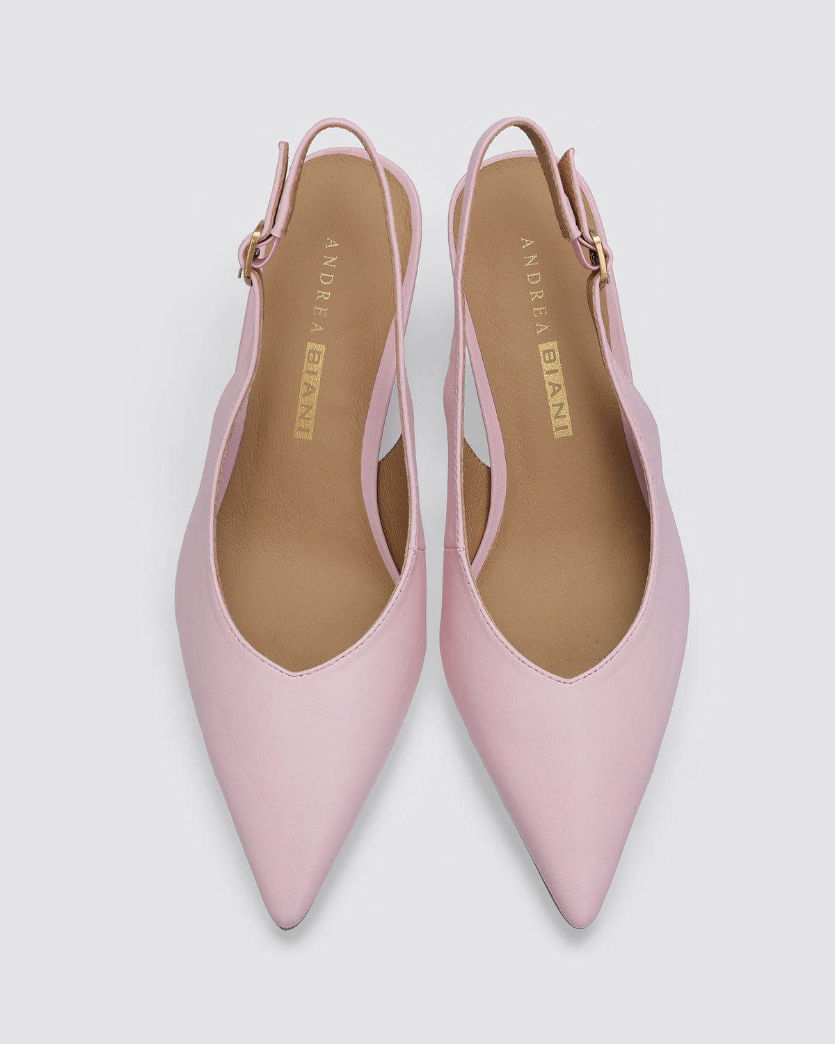 MONROE SLINGBACK HEELS PALE PINK