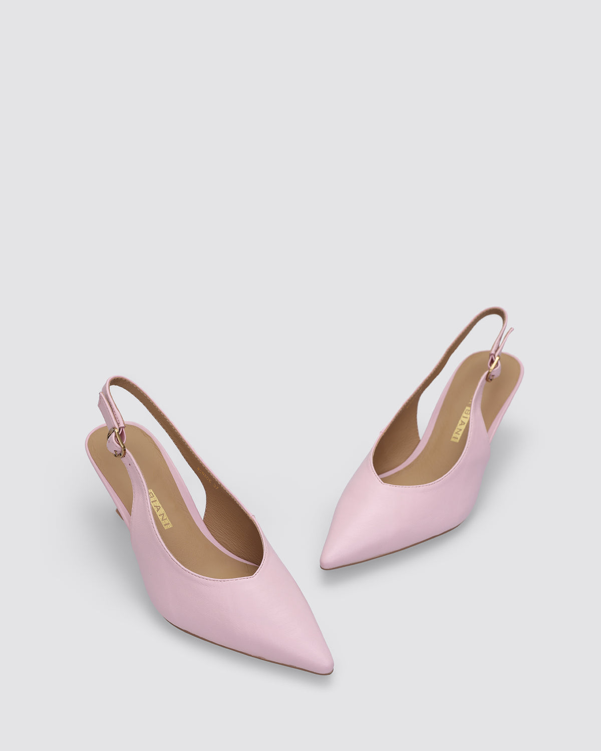 MONROE SLINGBACK HEELS PALE PINK