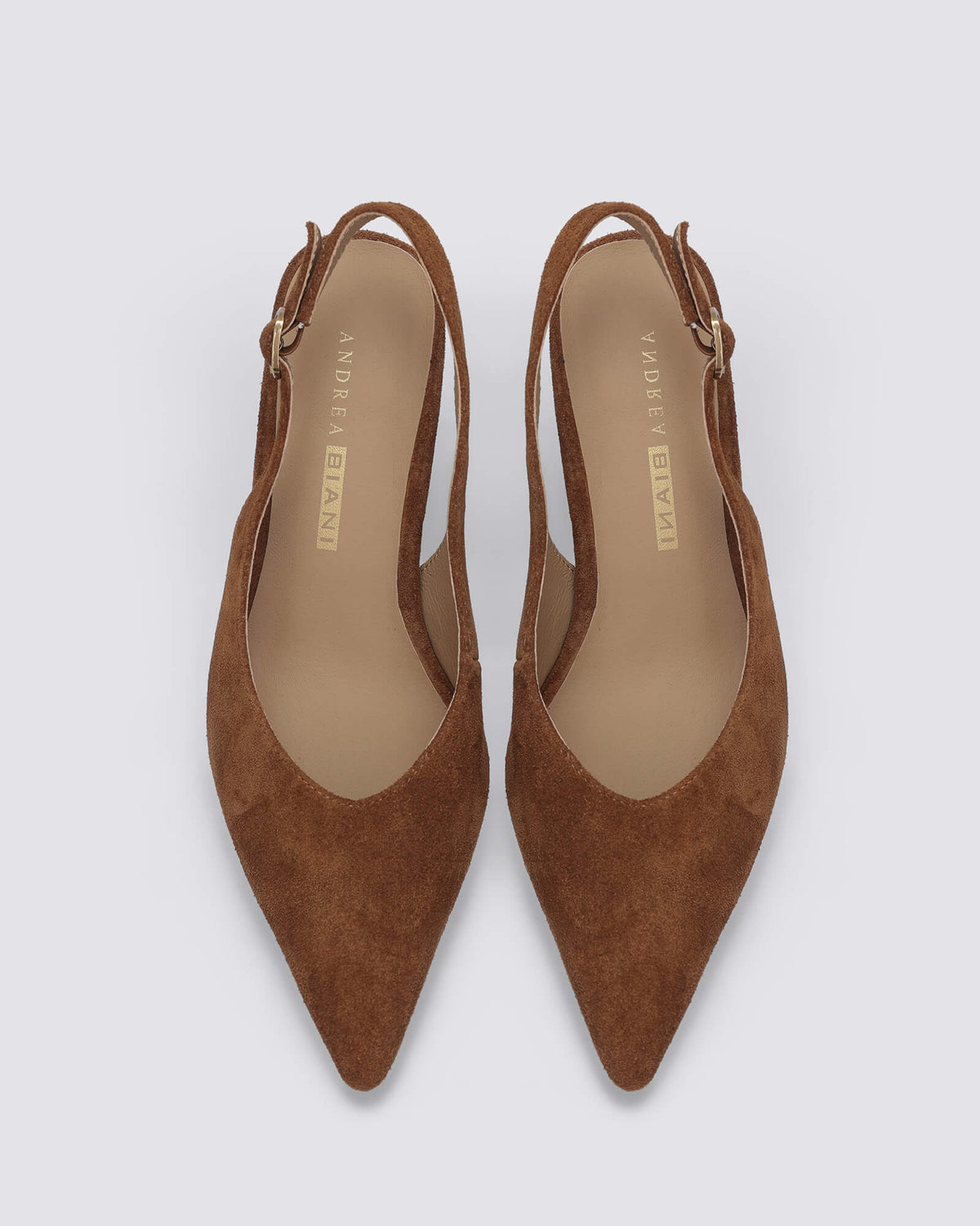 MONROE SLINGBACK HEELS TAN SUEDE