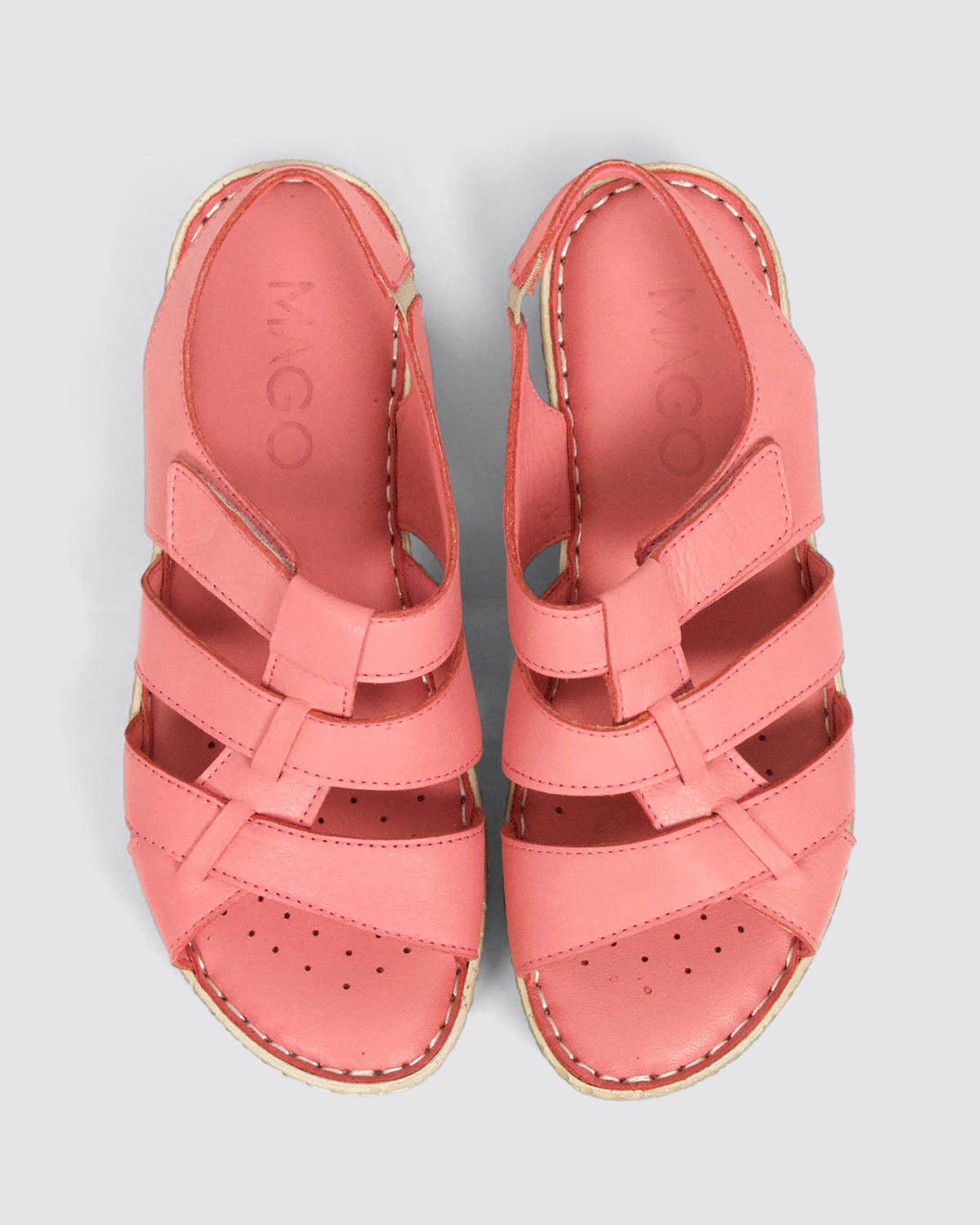 FREDA SANDALS FLOWER LEATHER