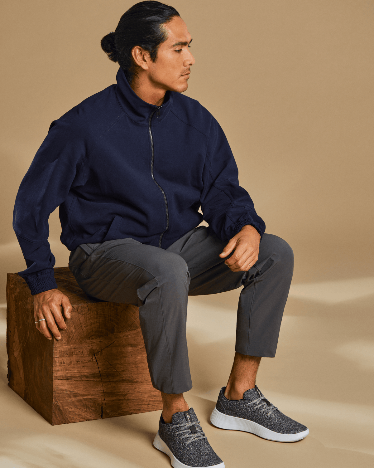 MENS WOOL RUNNER 2 DARK GREY