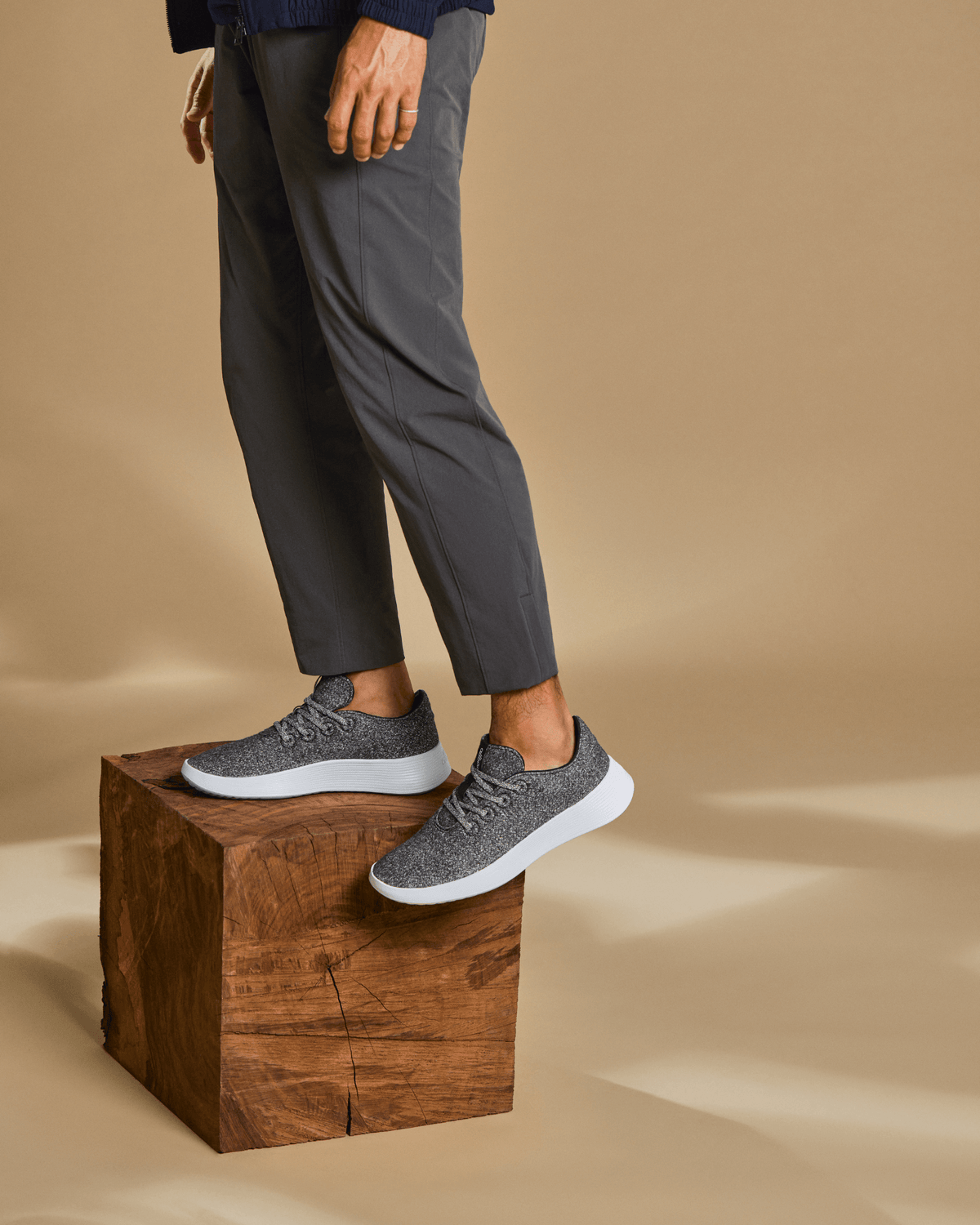 MENS WOOL RUNNER 2 DARK GREY