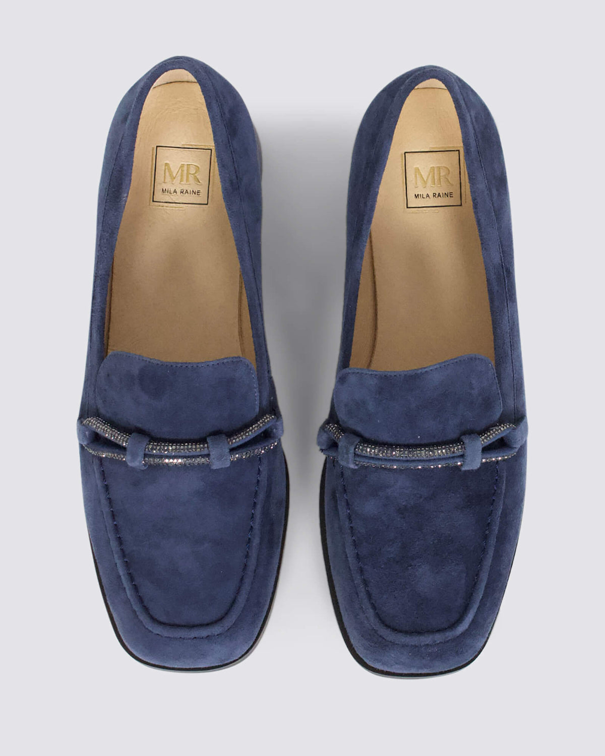 VANESSA LOAFERS NAVY SUEDE