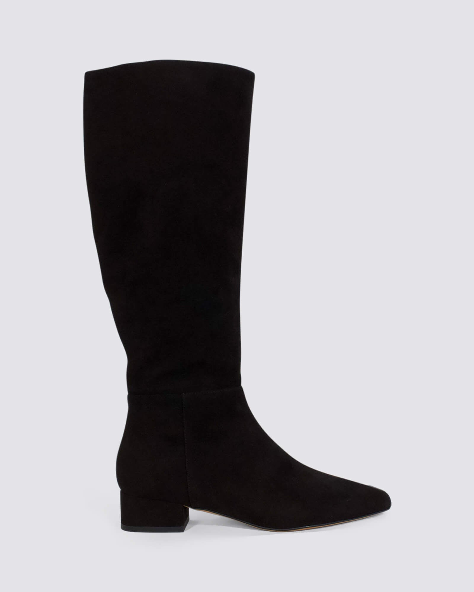 THE BOOT KNEE HIGH BOOTS BLACK SUEDE