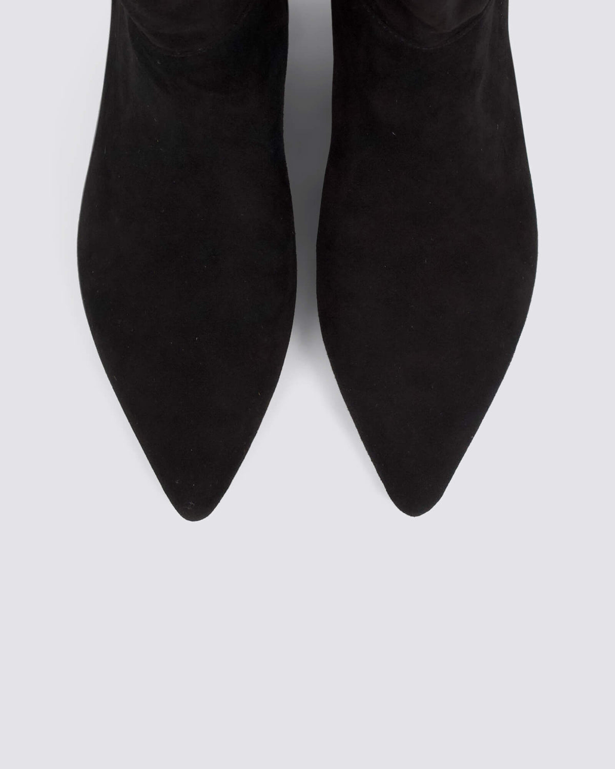 THE BOOT KNEE HIGH BOOTS BLACK SUEDE