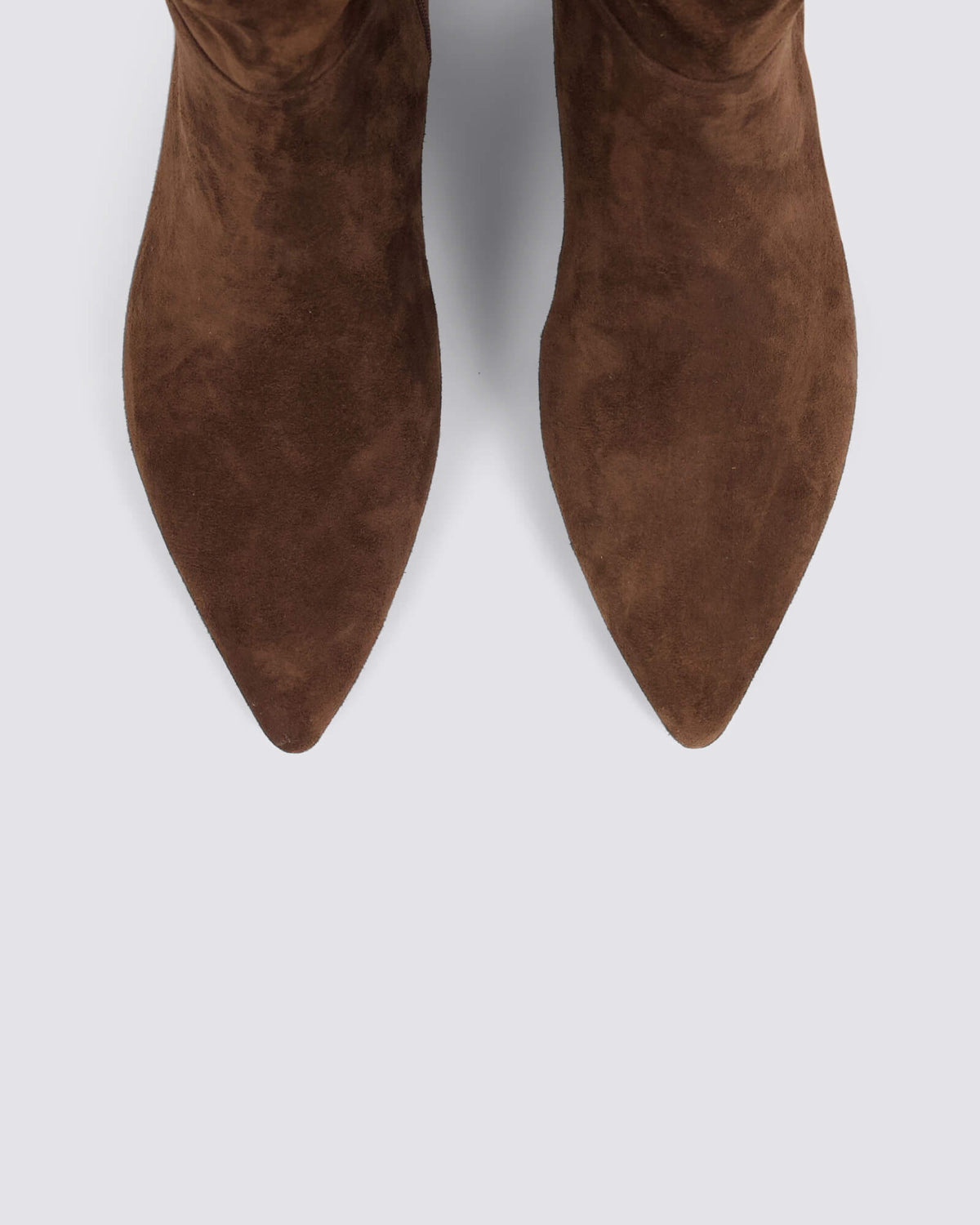 THE BOOT KNEE HIGH BOOTS RICH BROWN SUEDE