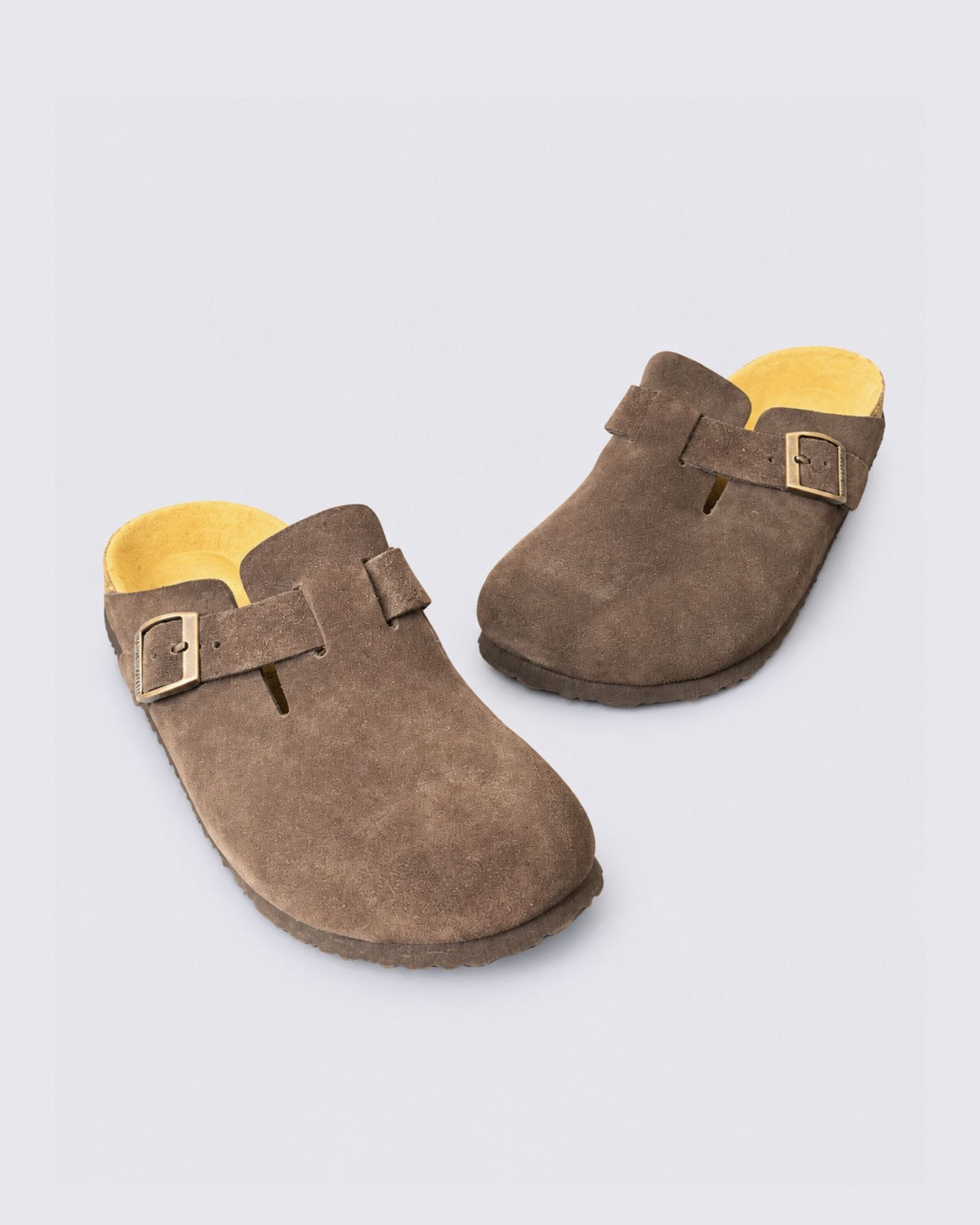 N2724 SLIDES CHOCOLATE SUEDE