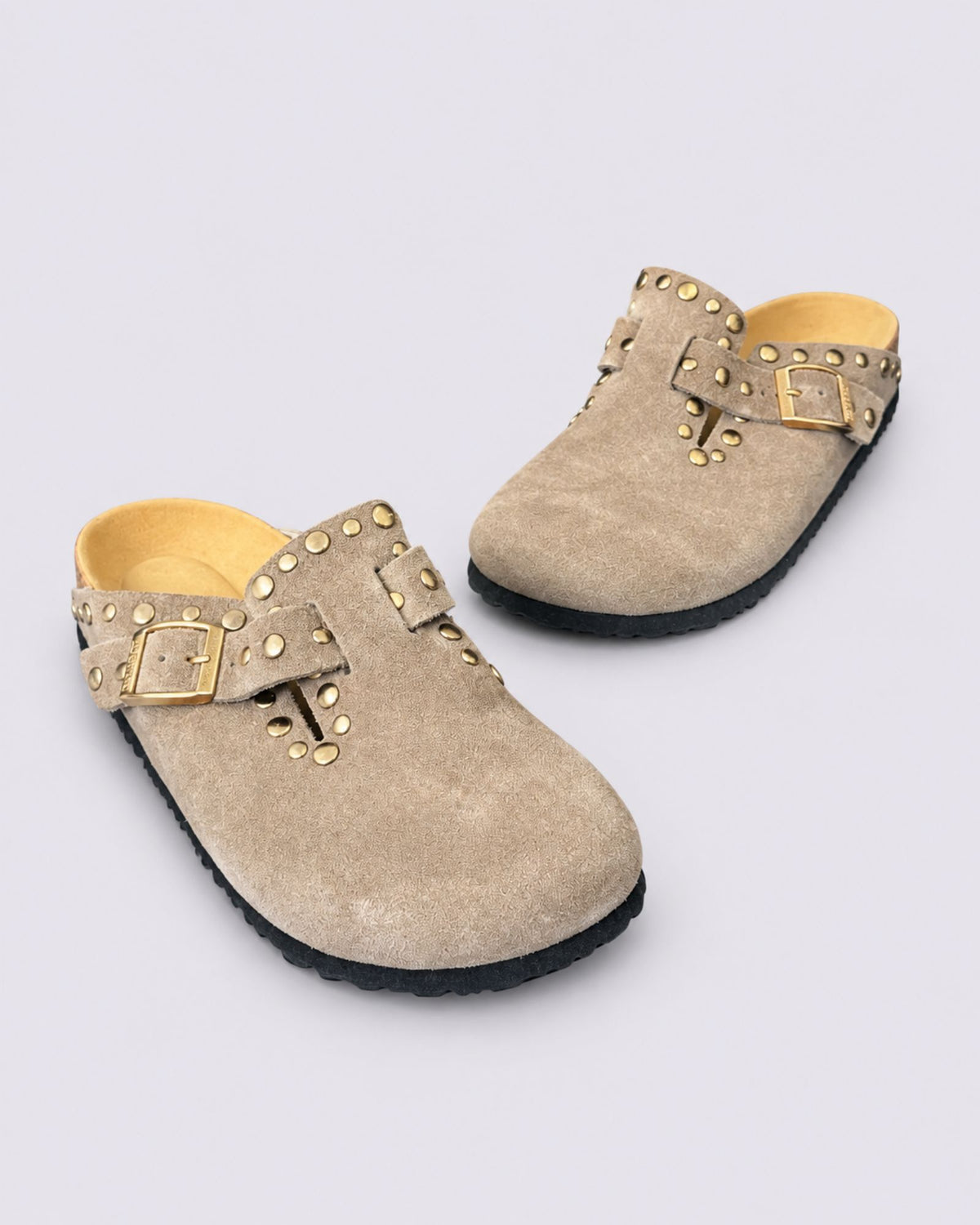 N2725 SLIDES OLIVE SUEDE
