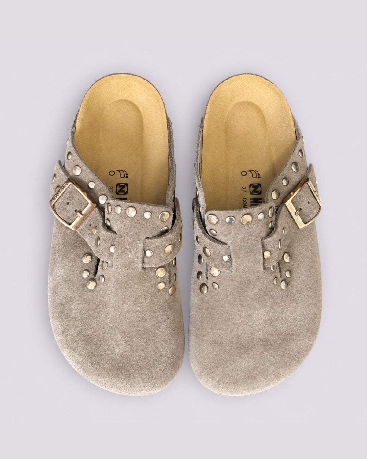 N2725 SLIDES OLIVE SUEDE