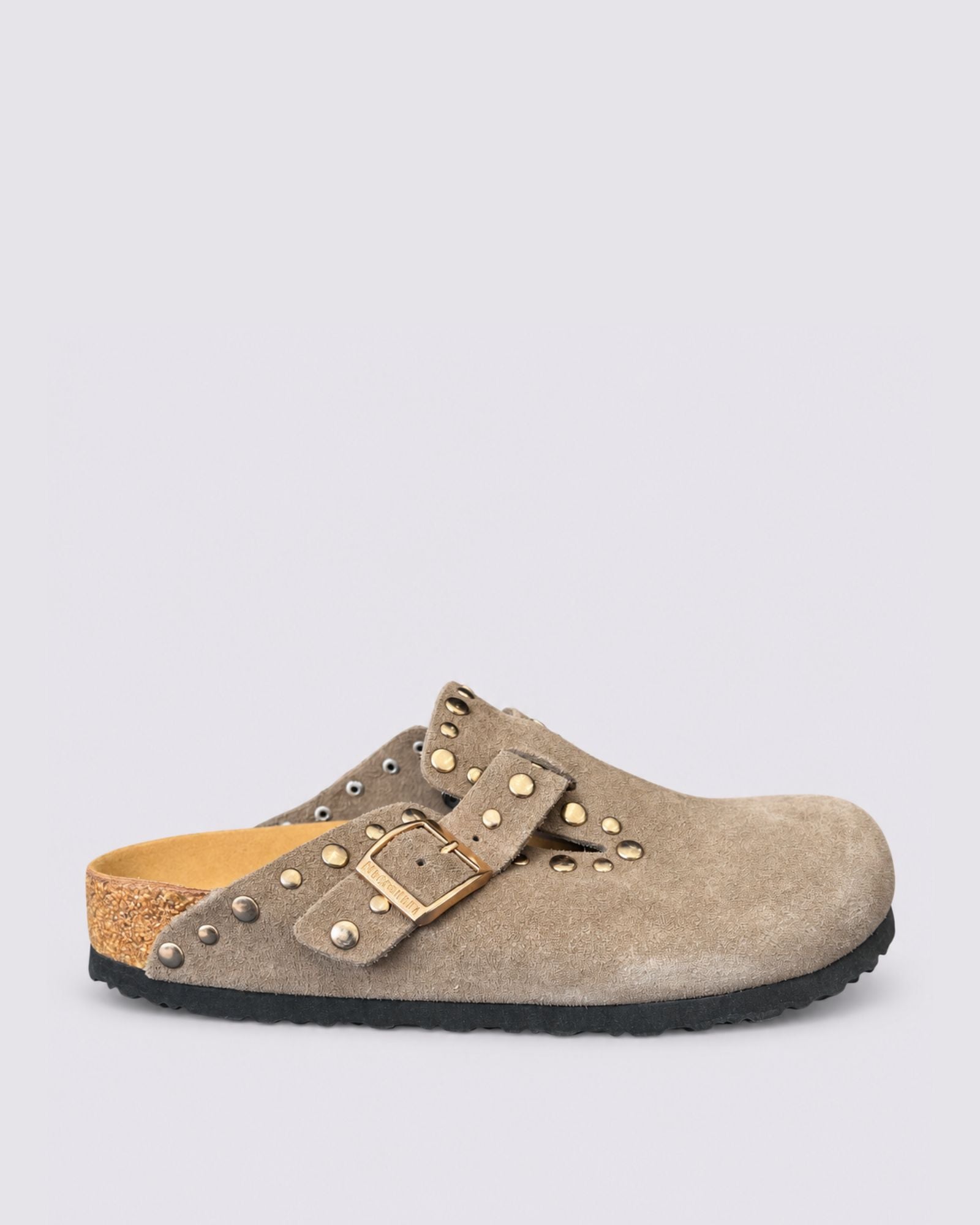 N2725 SLIDES OLIVE SUEDE