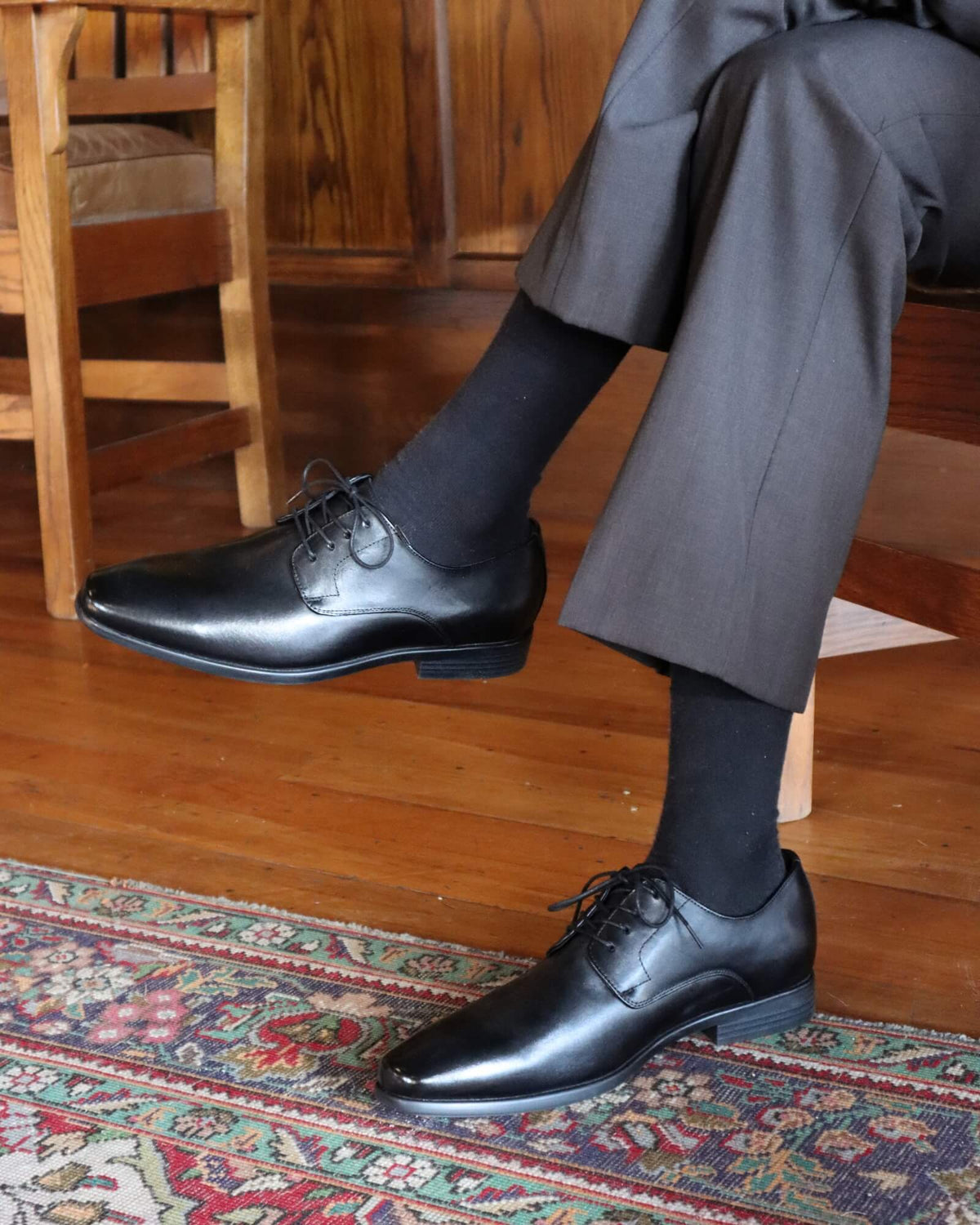 NERO DRESS SHOES BLACK LEATHER