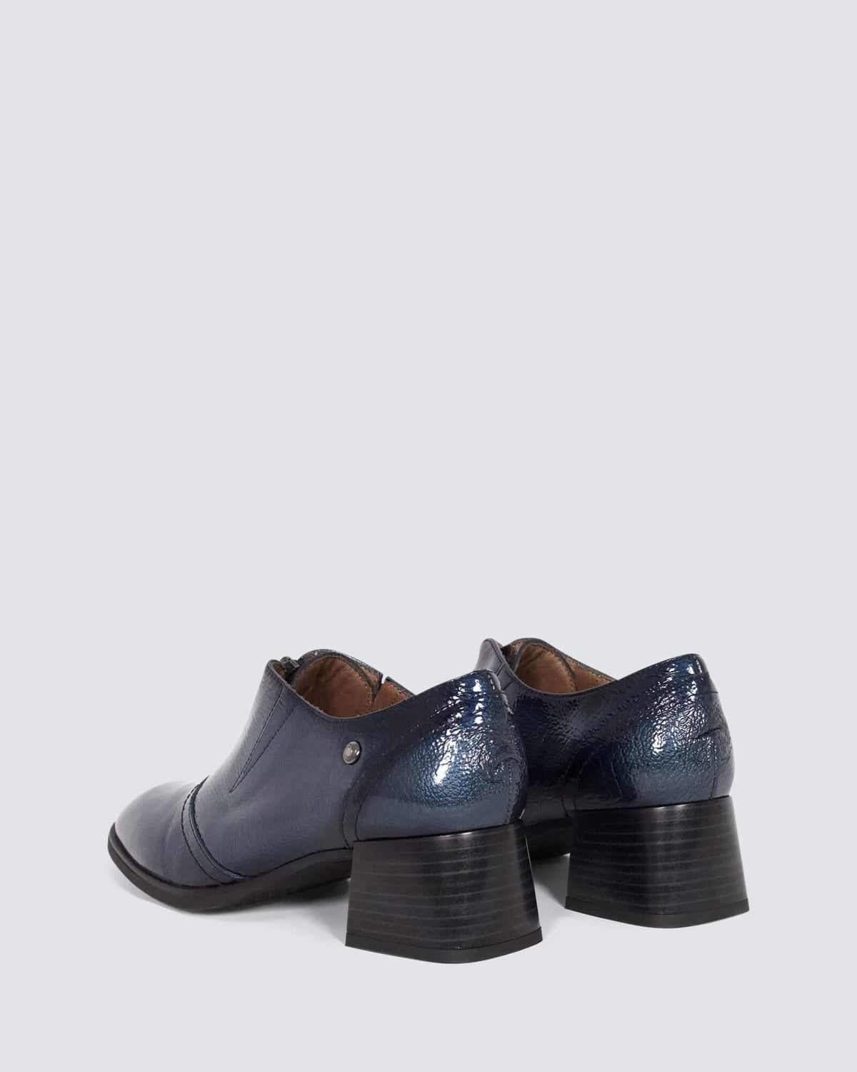 4458 ELISA HEELS AZUL LEATHER