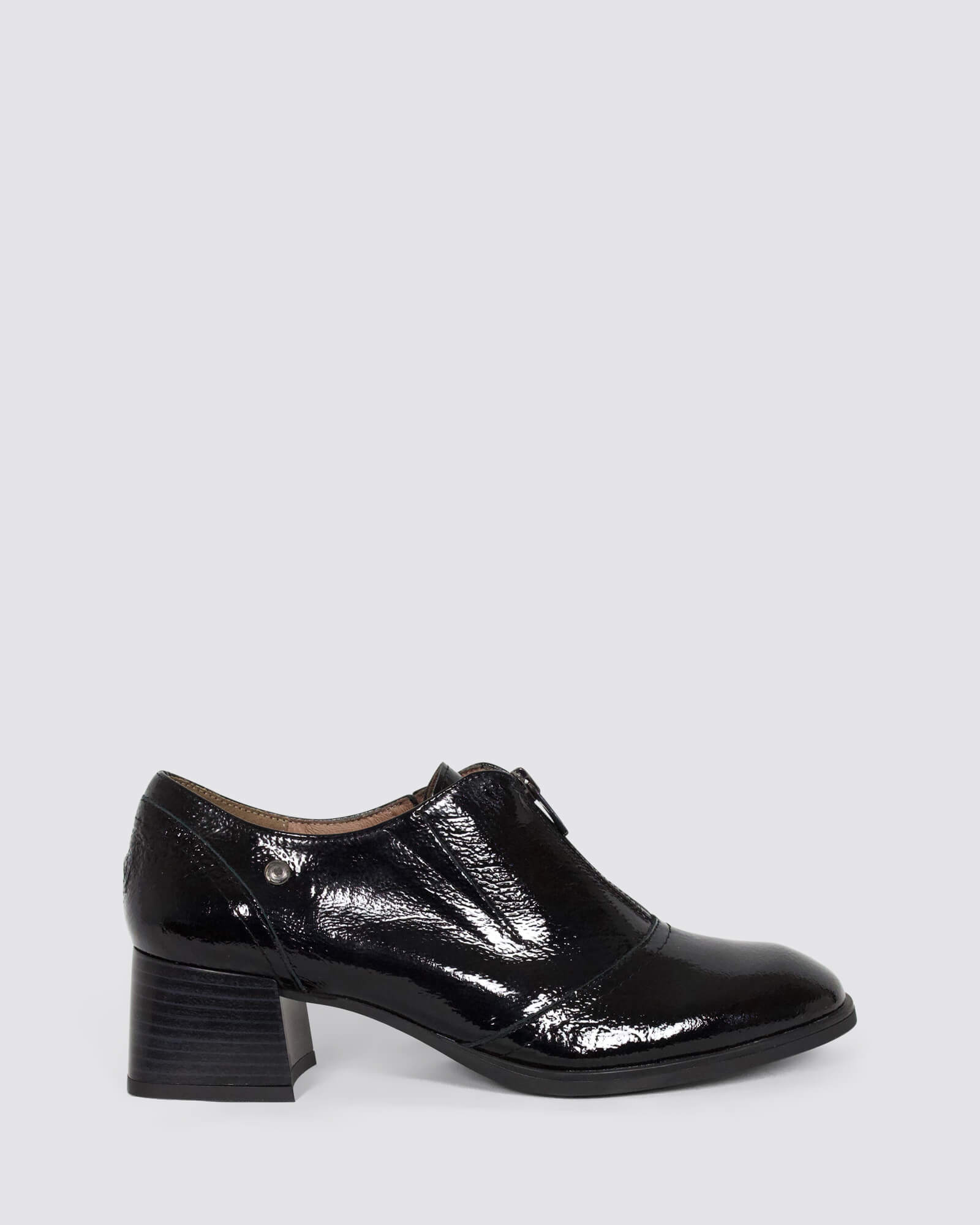 4458 ELISA HEELS BLACK LEATHER