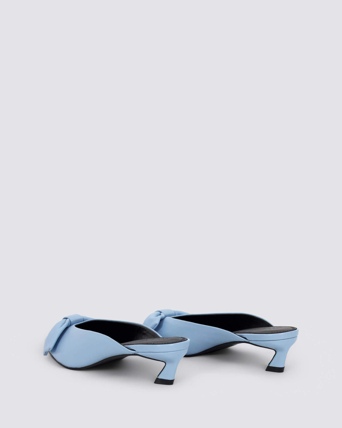 BETTYBOW HEELED MULES BABY BLUE