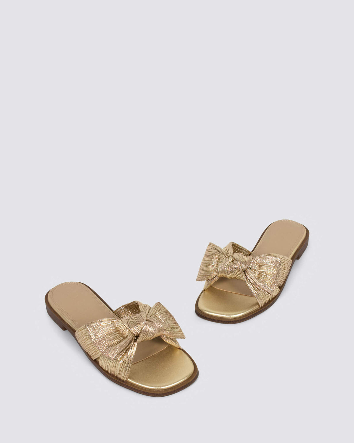 DAFNEE SLIDE SANDALS GOLD