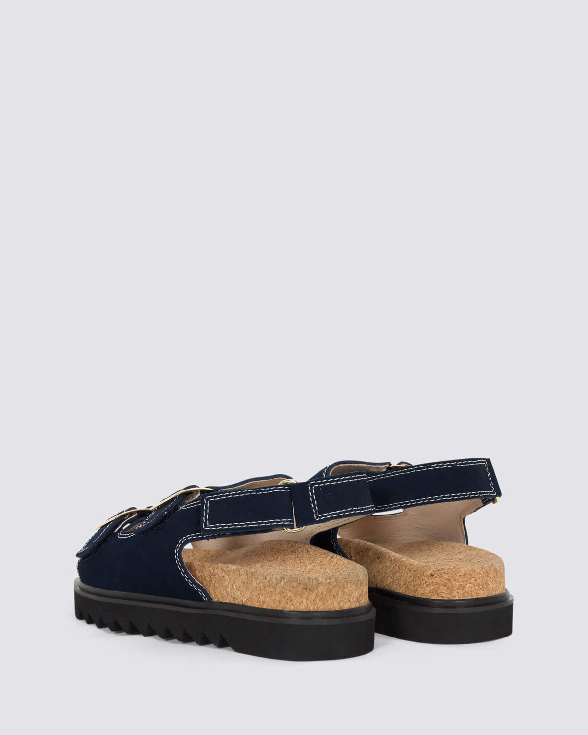 TULUM PLATFORM SANDALS NAVY