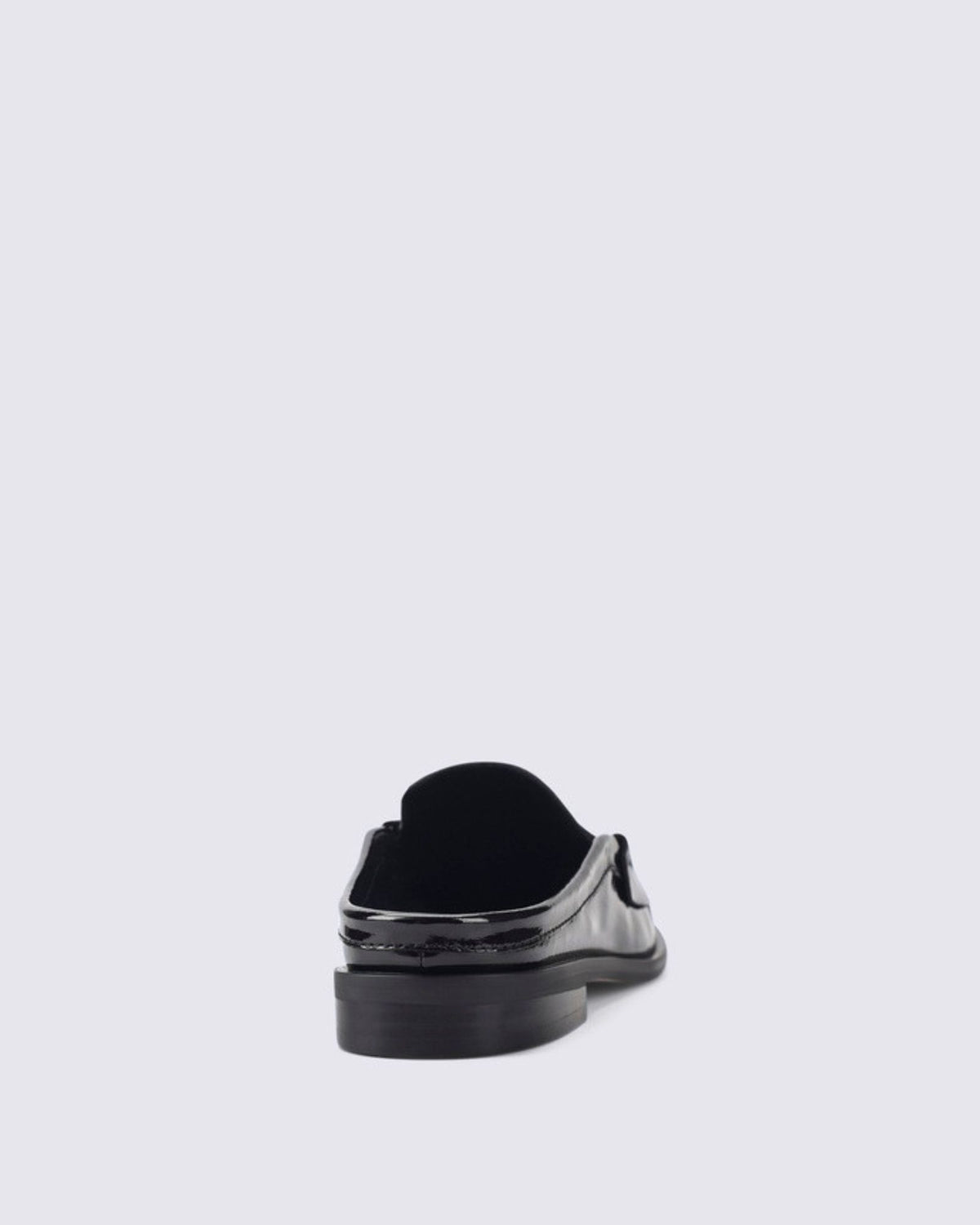 PARKER LOAFER MULES BLACK CRINKLE