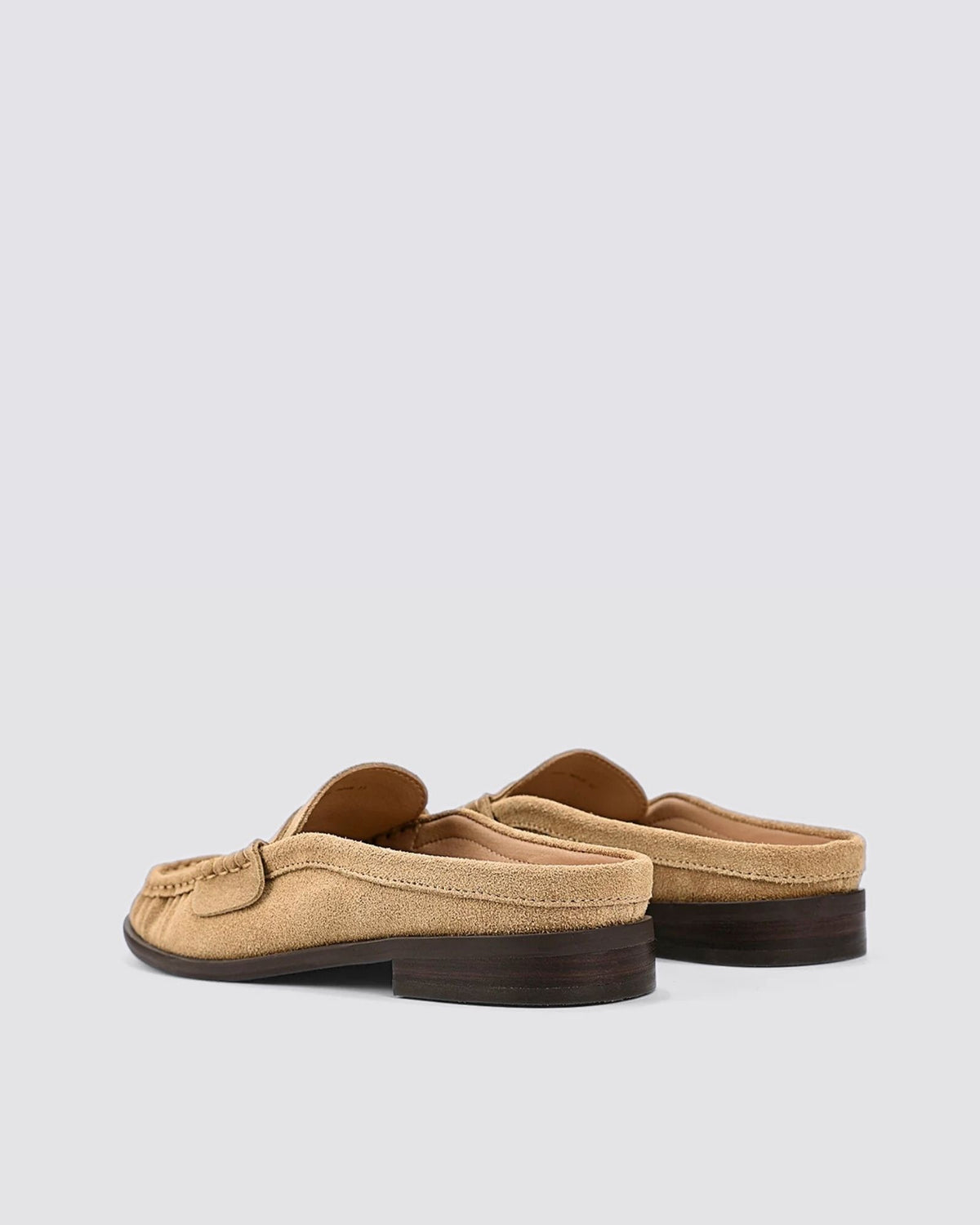 PARKER LOAFER MULES TAUPE SUEDE