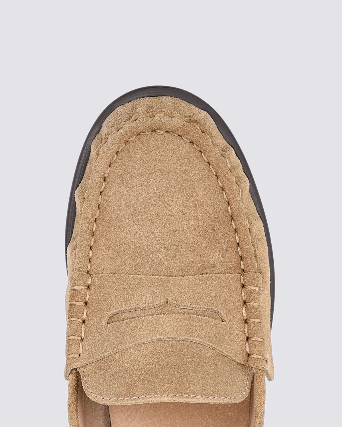 PARKER LOAFER MULES TAUPE SUEDE