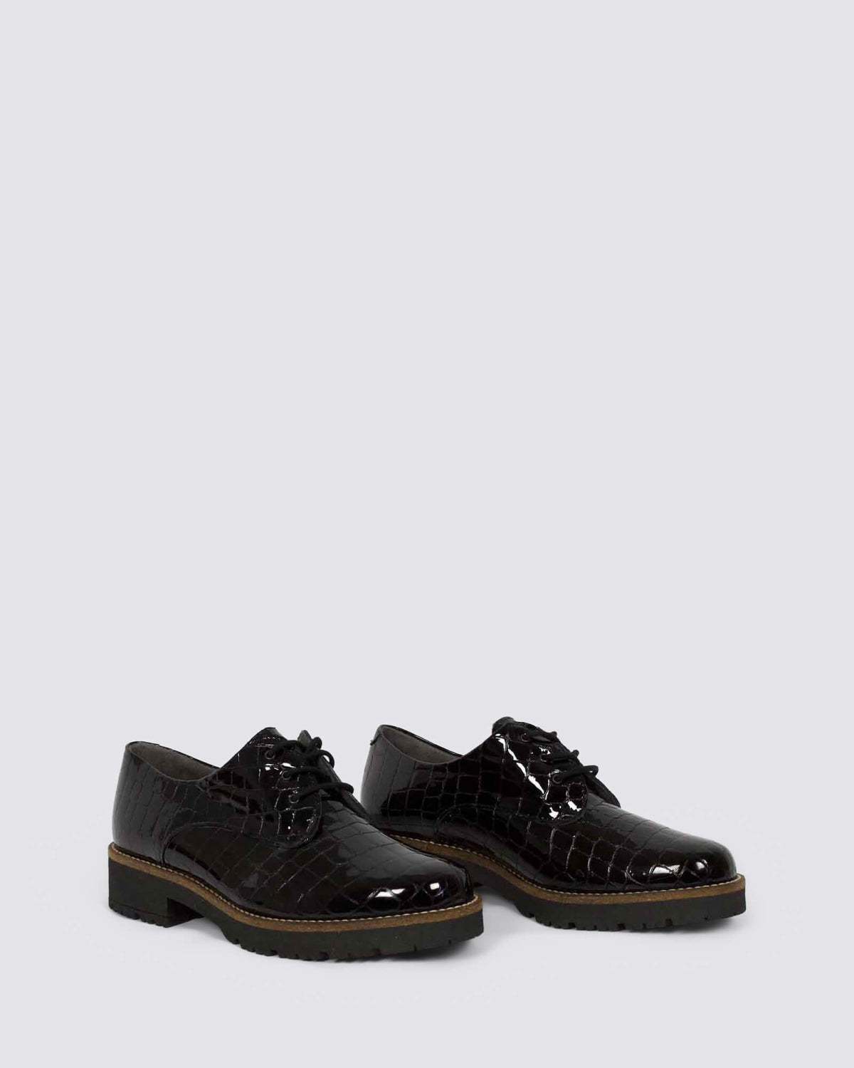 10771 LACE UP SHOES BLACK