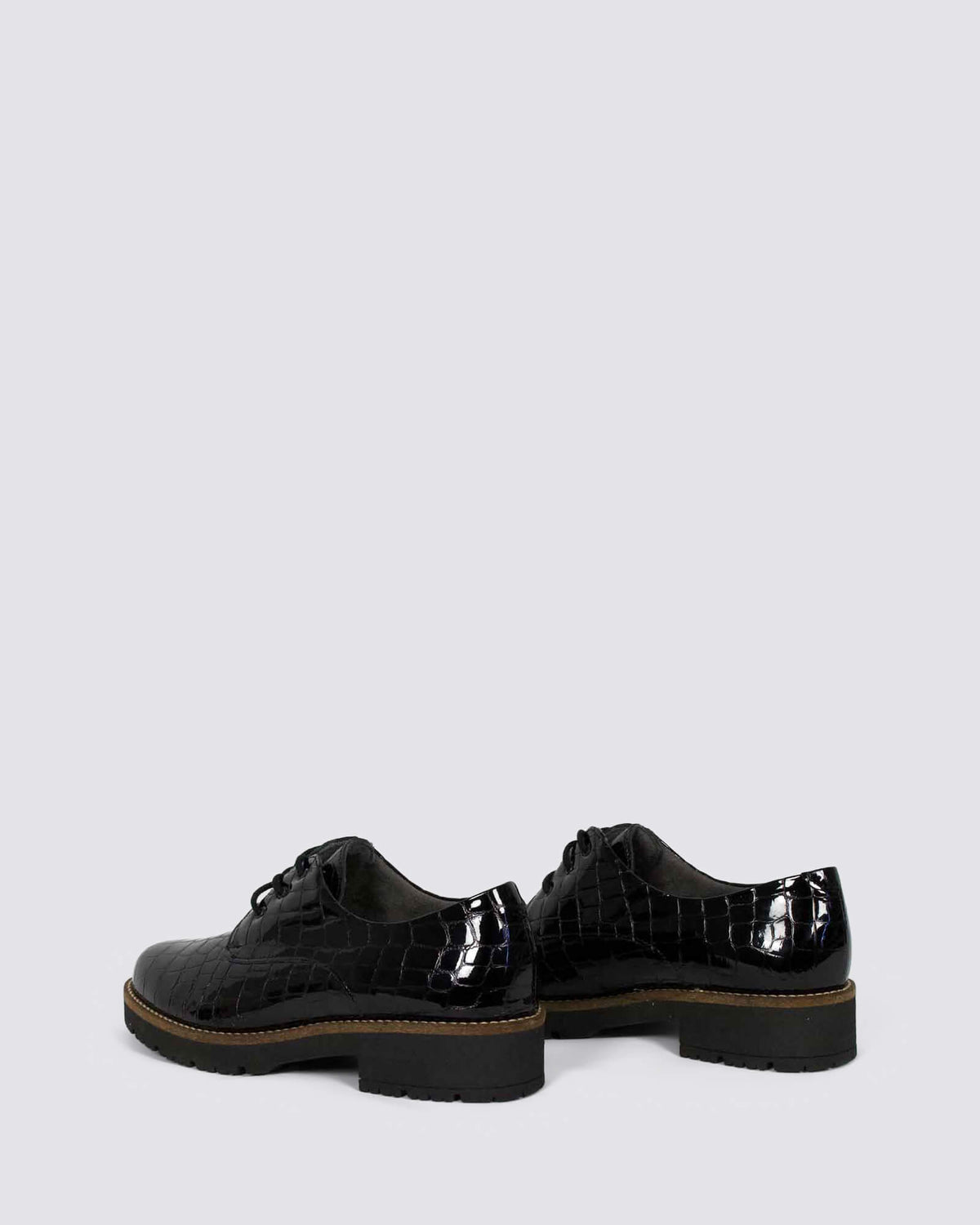10771 LACE UP SHOES BLACK