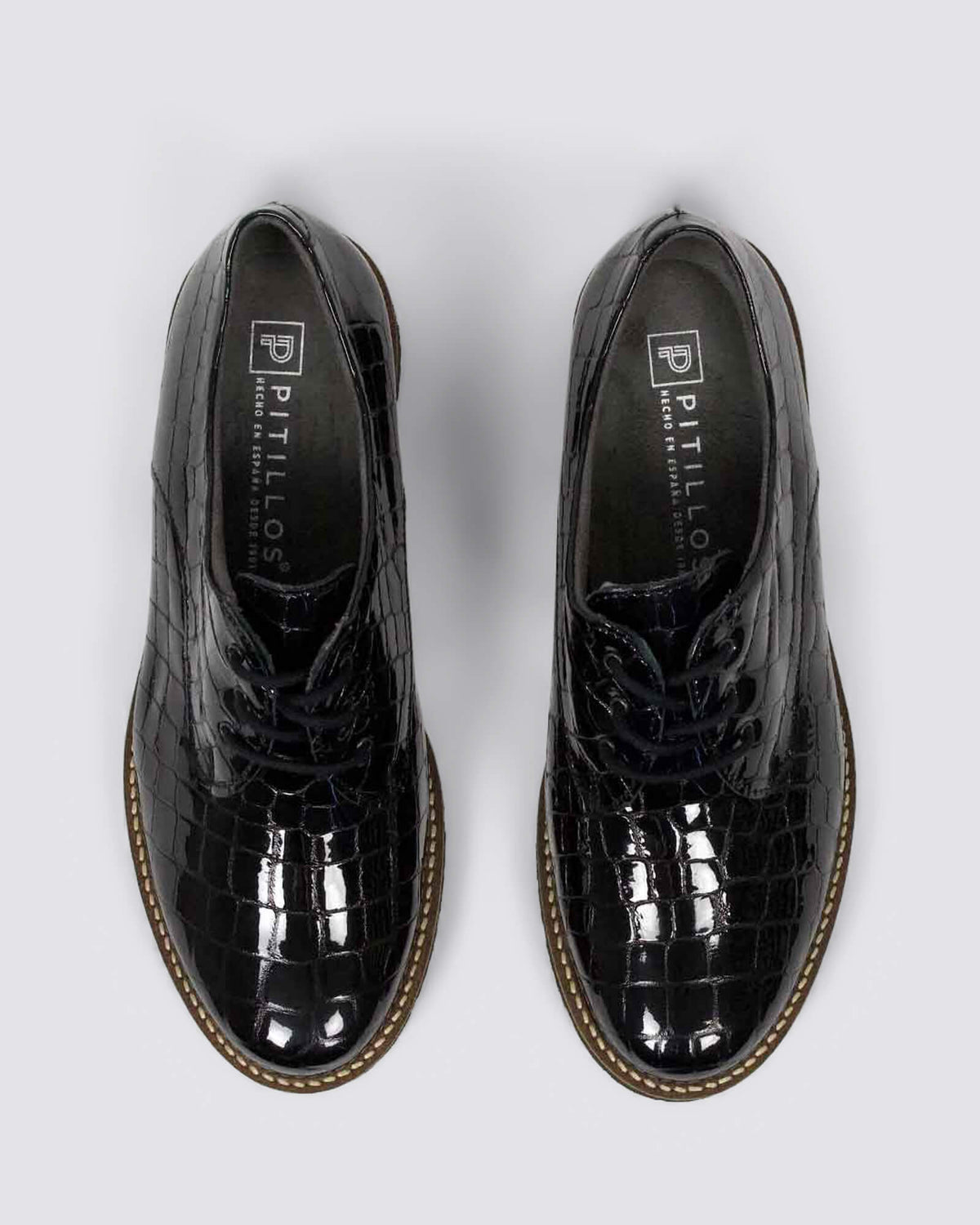 10771 LACE UP SHOES BLACK