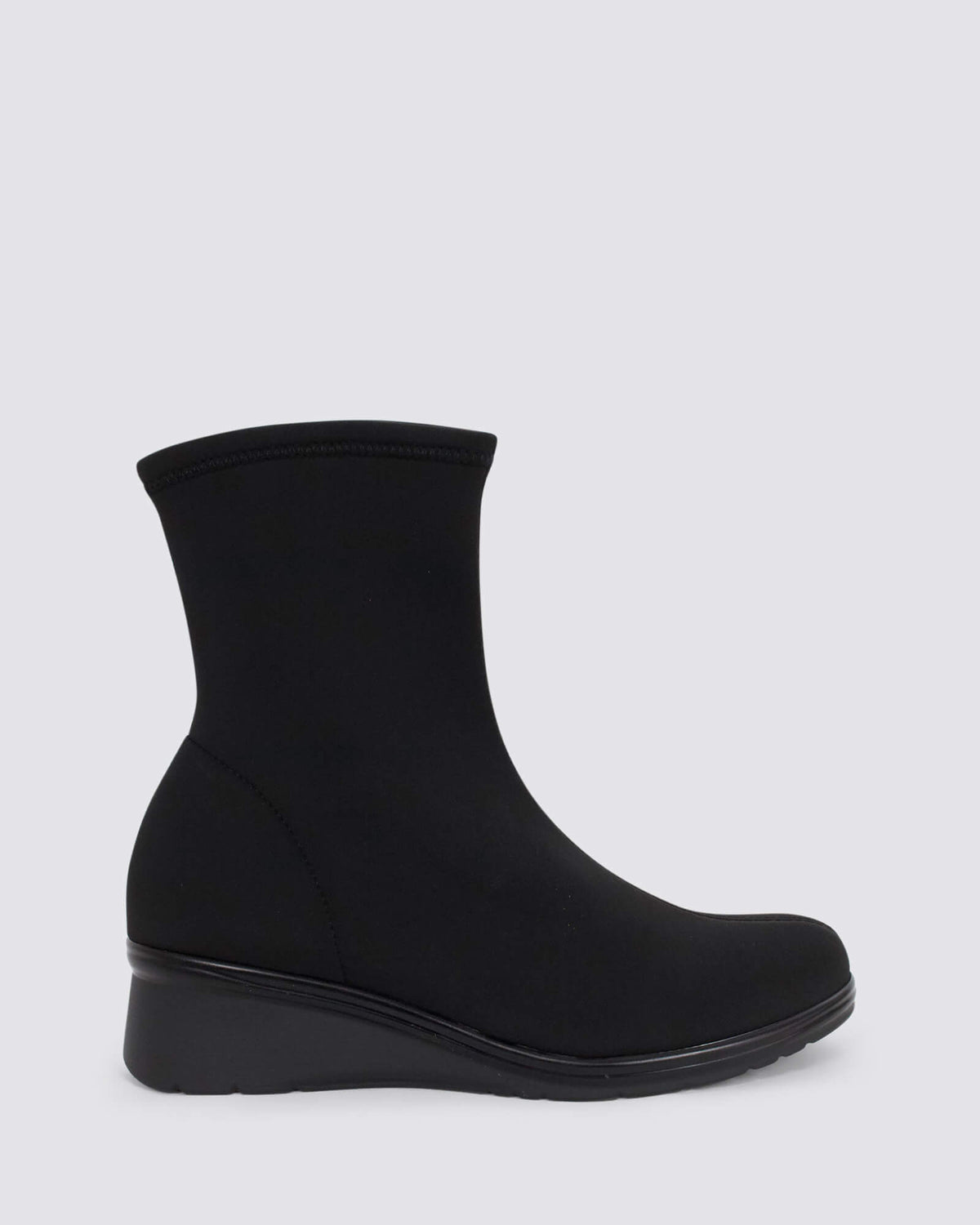 10036 WEDGE ANKLE BOOTS BLACK