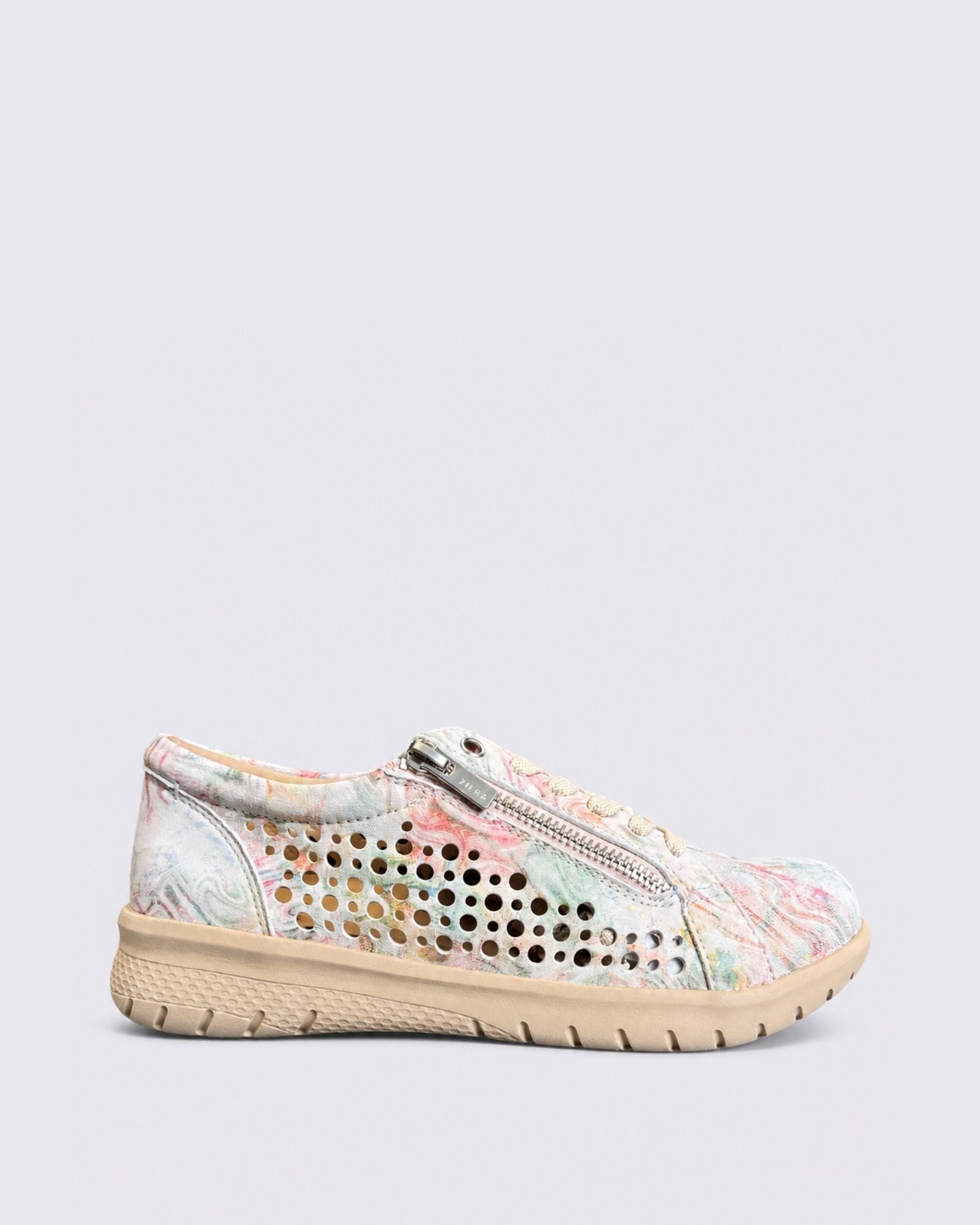 SHOVO XF-ZR SNEAKERS NUDE FLORAL