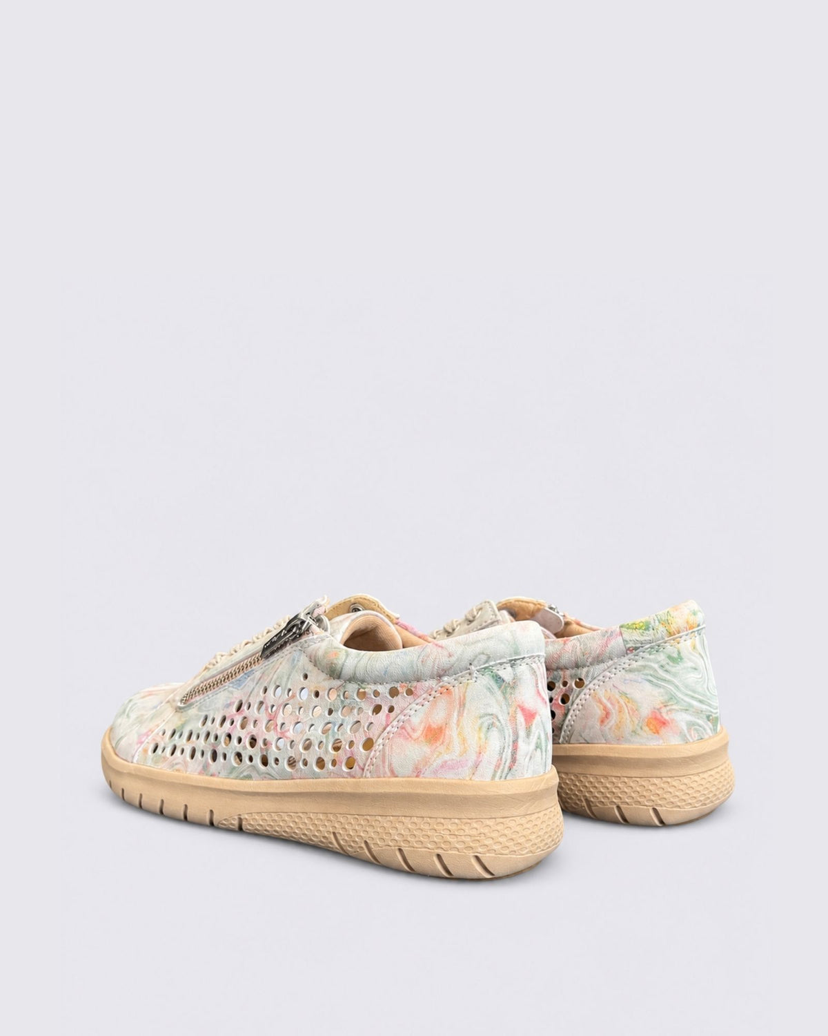 SHOVO XF-ZR SNEAKERS NUDE FLORAL